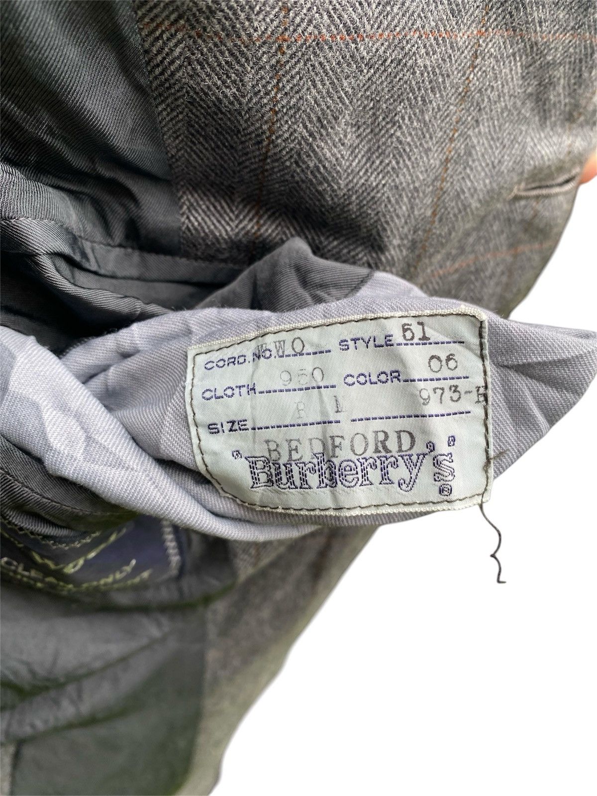 Burberry Prorsum Vintage 80s Burberrys’ London Grey Wool Overcoat Size 40R - 2 Thumbnail