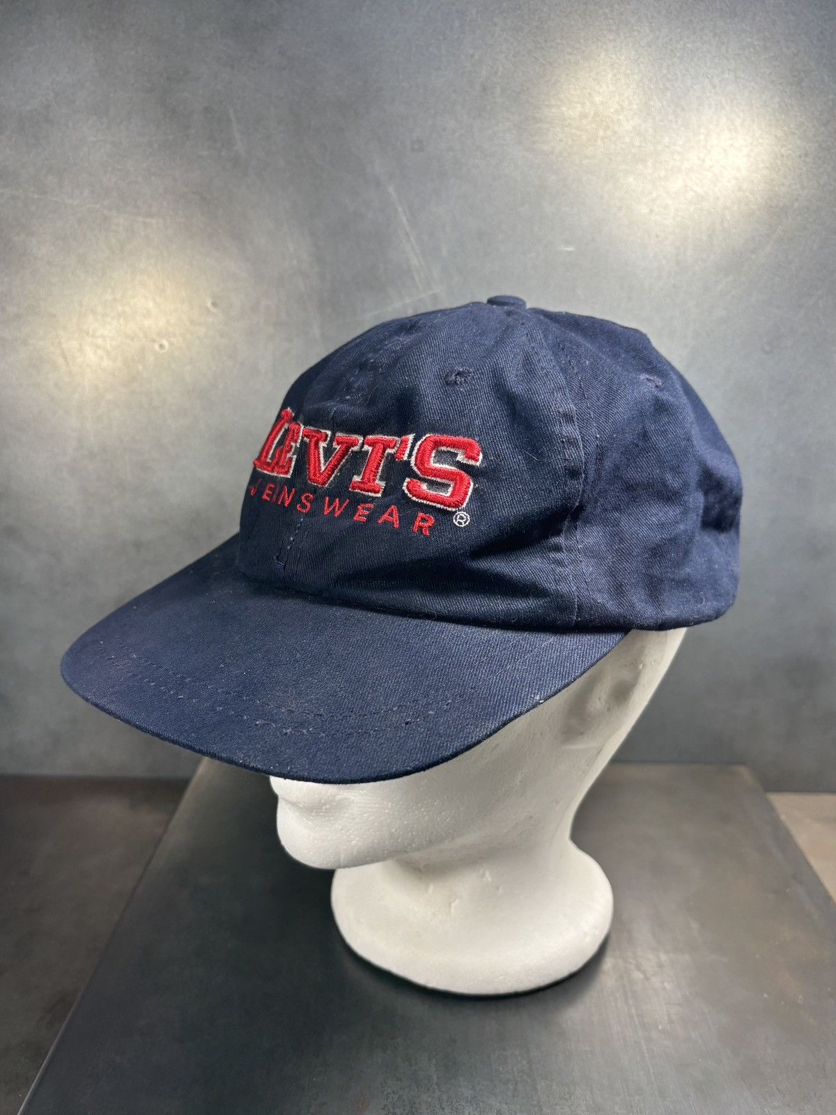 Levi's 1990s Levi's Jeanswear Baseball Cap 90s Vintage Hat Canada Size ONE SIZE - 19 Thumbnail