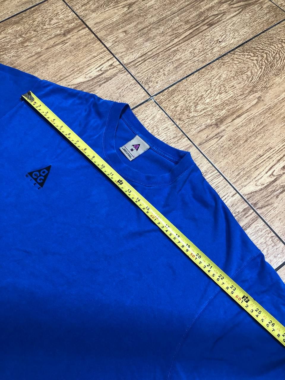 Nike ACG Vintage Nike ACG Blue Short Sleeve T-Shirt Size XL Size US XL / EU 56 / 4 - 10 Thumbnail