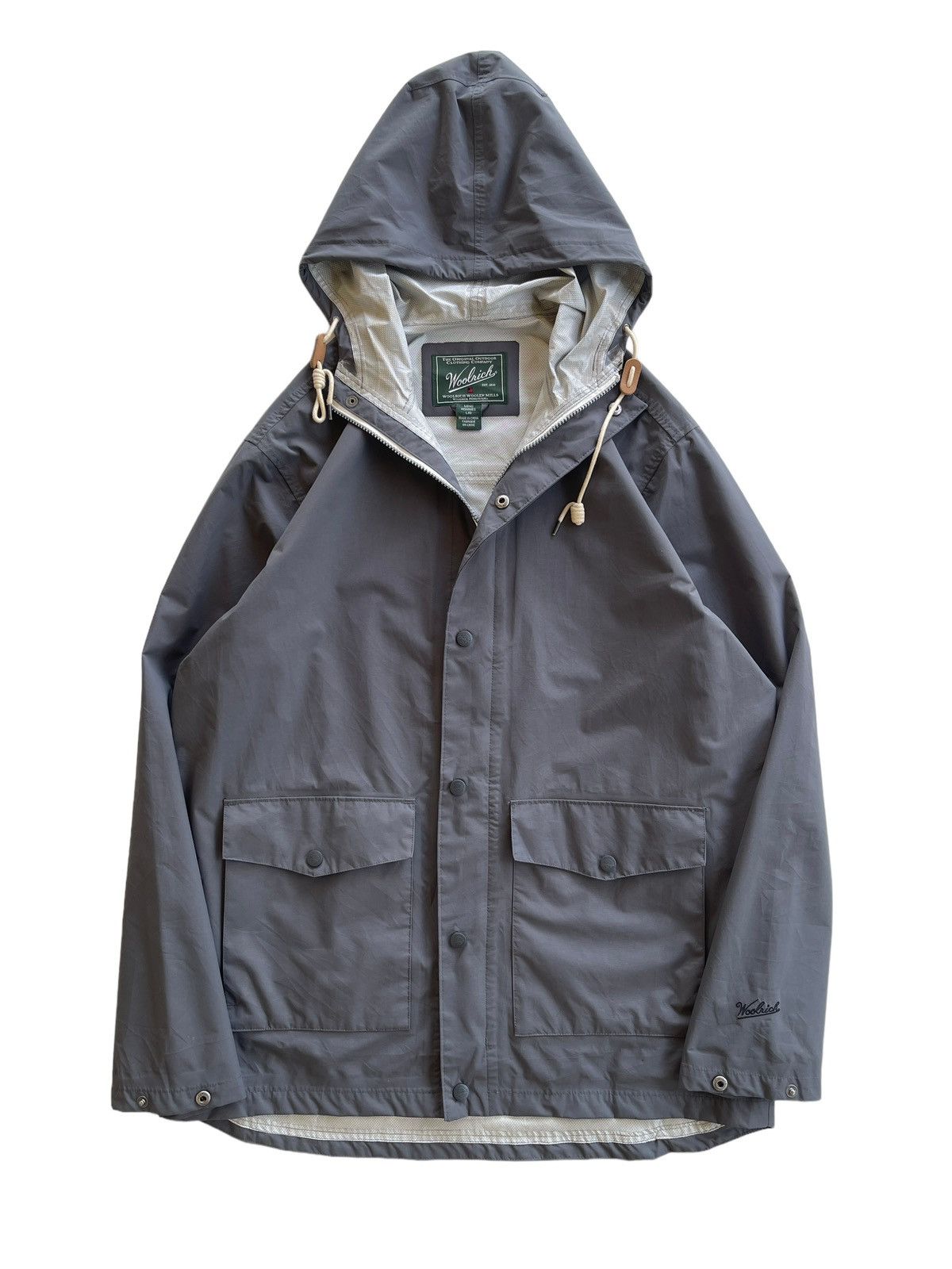 Woolrich Woolen Mills Woolrich WaterProof Hoodie Jacket Size US L / EU 52-54 / 3 - 3 Thumbnail