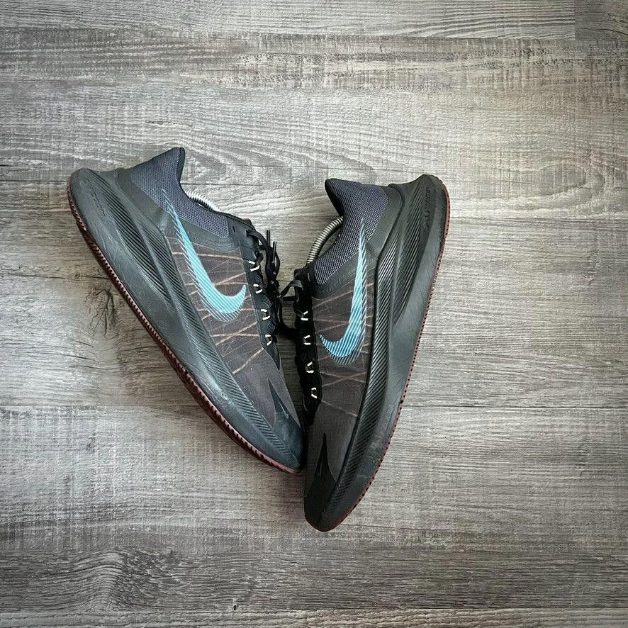 Nike × Vintage NIKE • Winflo 8 "2021 Black Thunder Blue" (8M) Size US 8 / EU 41 - 11 Thumbnail