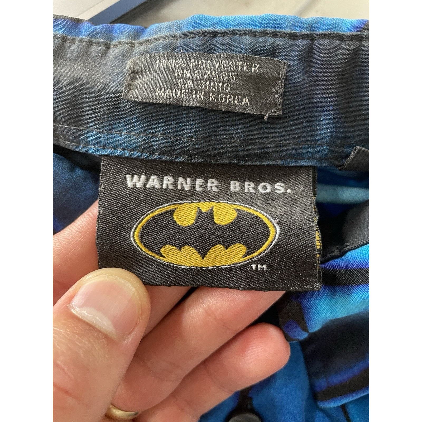 DC Comics Vintage 2001 DC Batman Button Up Shirt All Over Print Size US XL / EU 56 / 4 - 8 Thumbnail