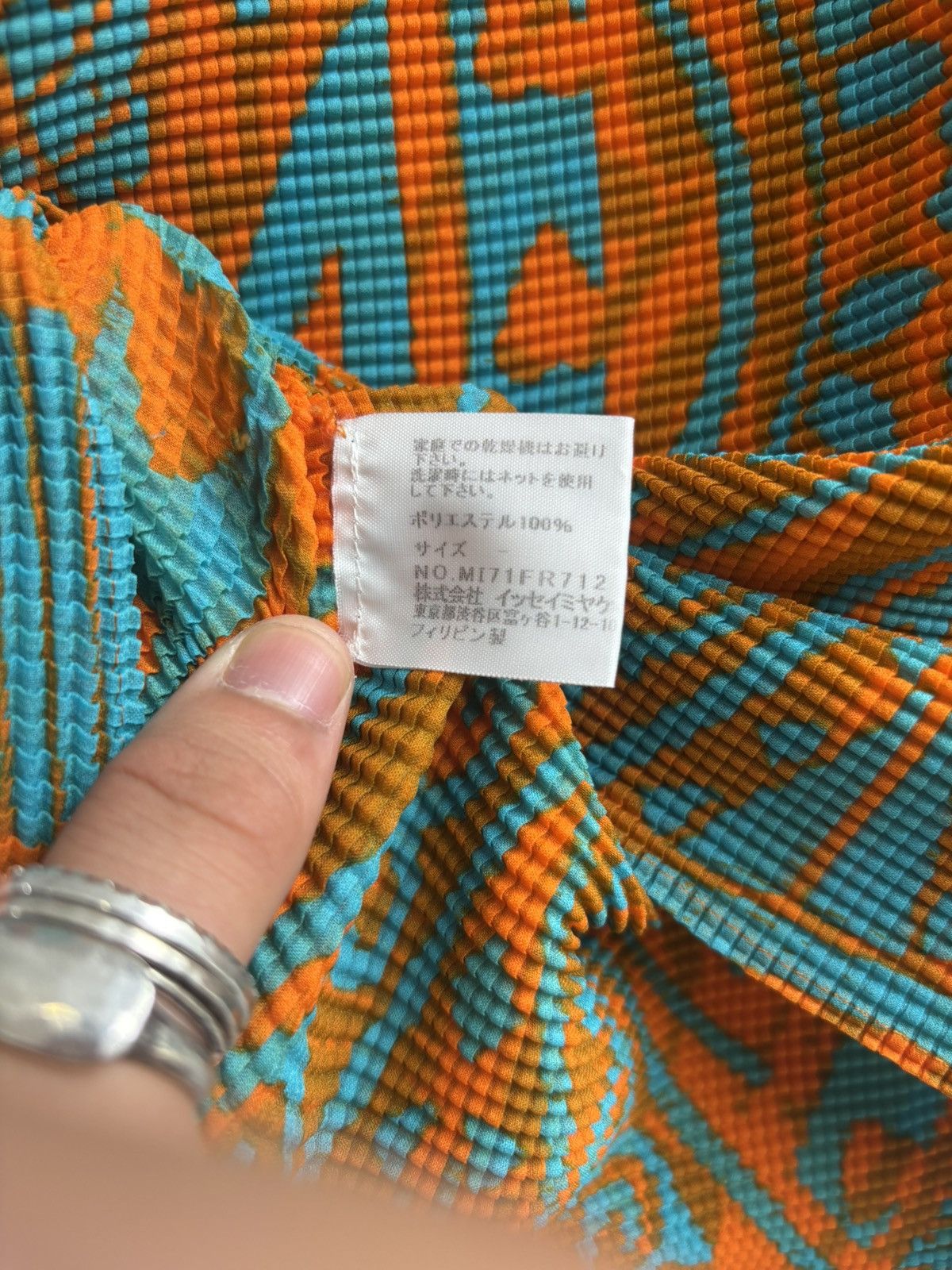 Issey Miyake Me SS2007 “Queen of Heart” pleats top