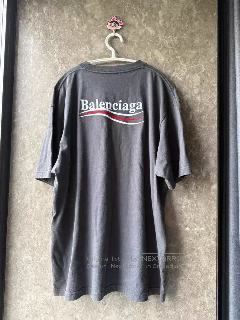 Balenciaga Balenciaga Dark Grey Embroidered Coca-Cola Short Sleeve Size US S / EU 44-46 / 1 - 4 Thumbnail