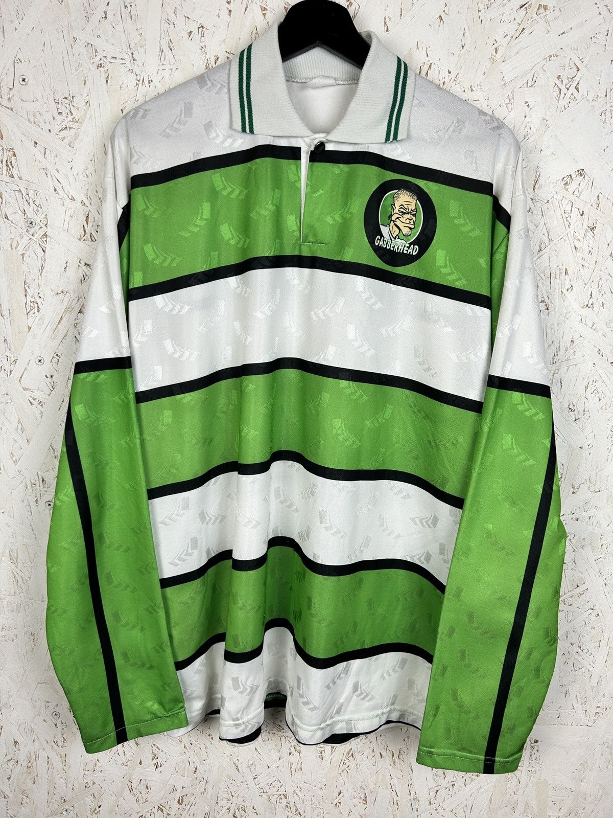 Vintage 90s Gabberhead Records Hardcore Techno Thunderdome Jersey Size US XL / EU 56 / 4 - 1 Thumbnail