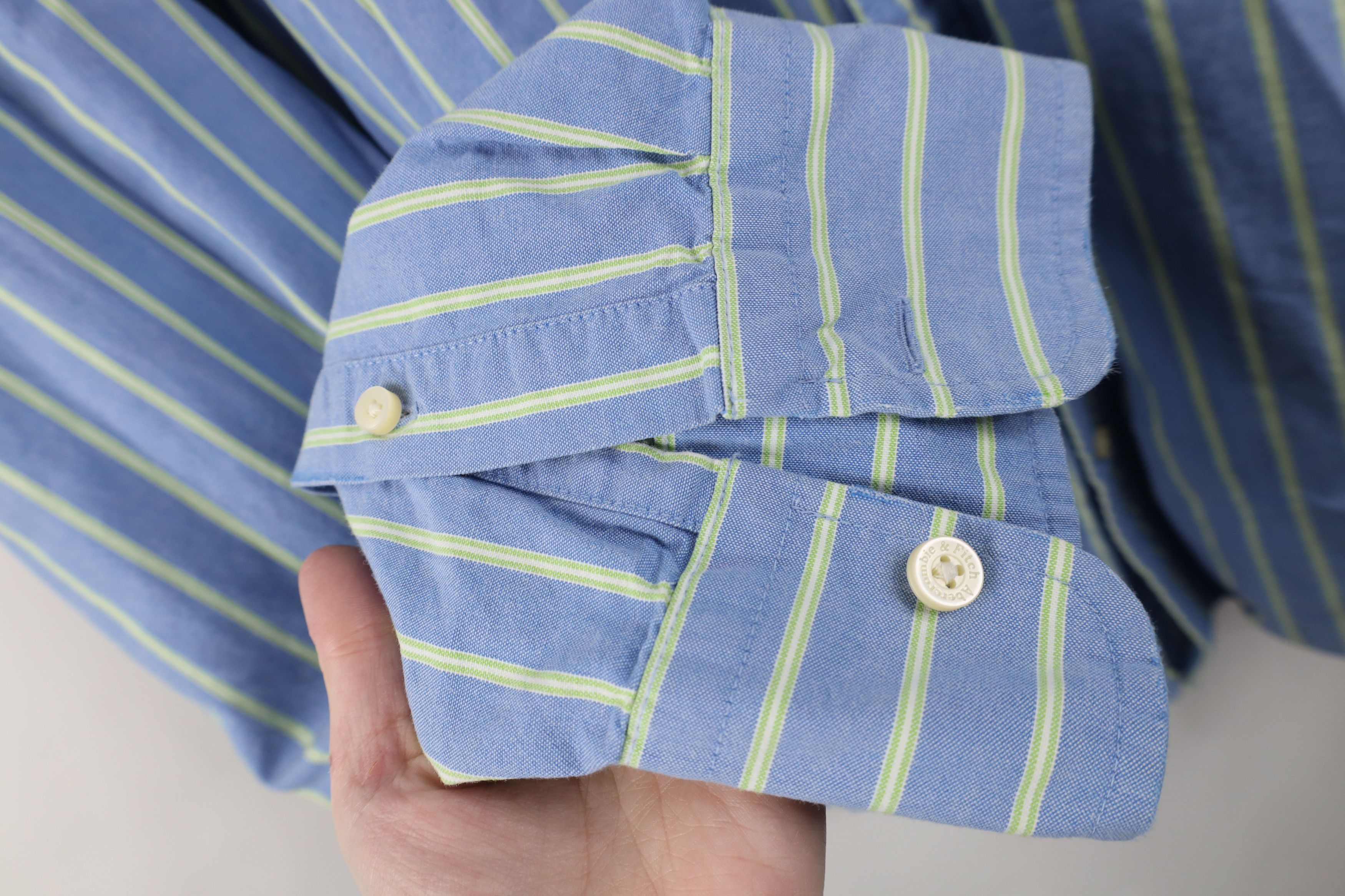 Abercrombie & Fitch Vintage 90s Y2K Abercrombie & Fitch Button Down Shirt Blue Size US XXL / EU 58 / 5 - 10 Thumbnail