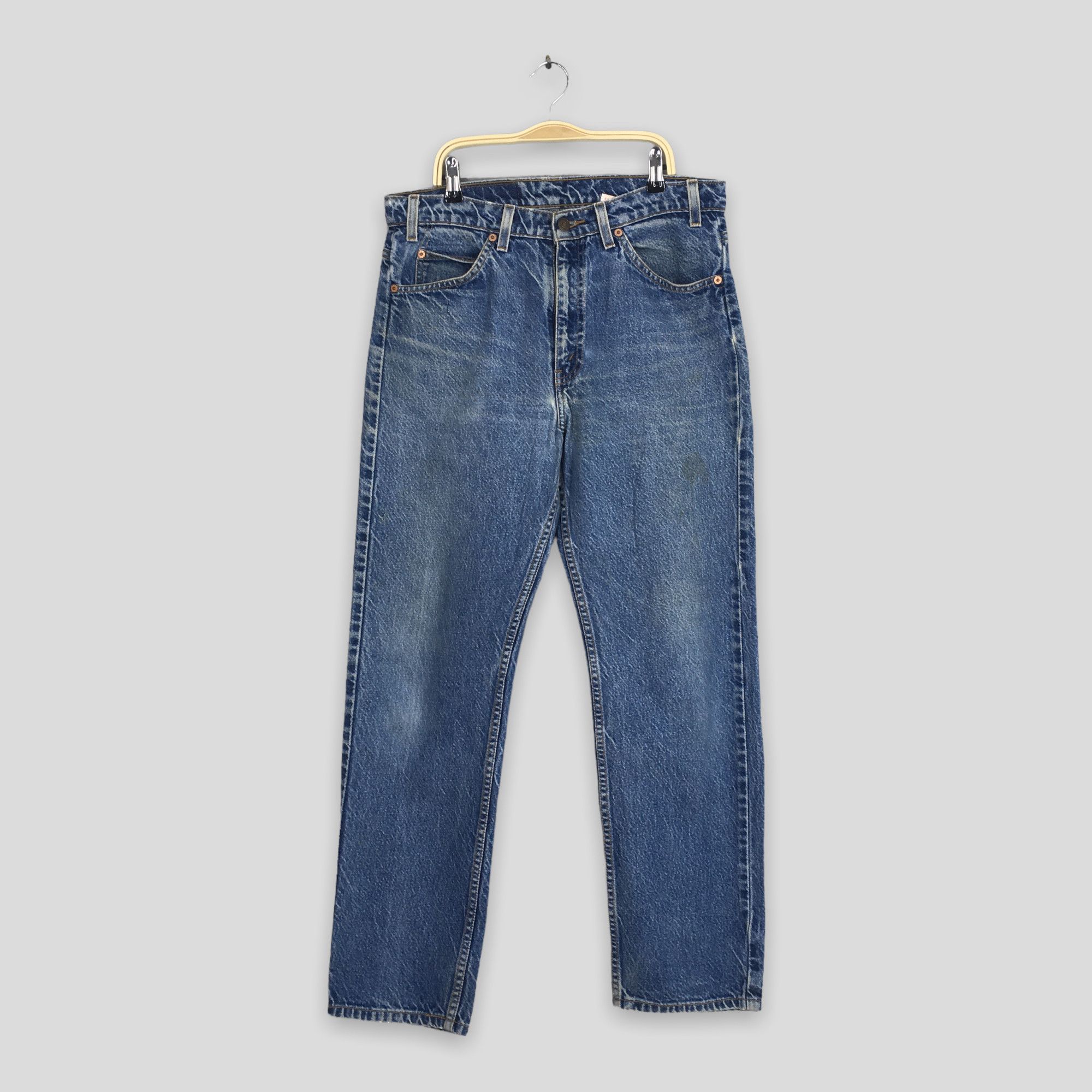 Size 30x30.5 Vintage Levis 505 Blue Stonewash Jeans