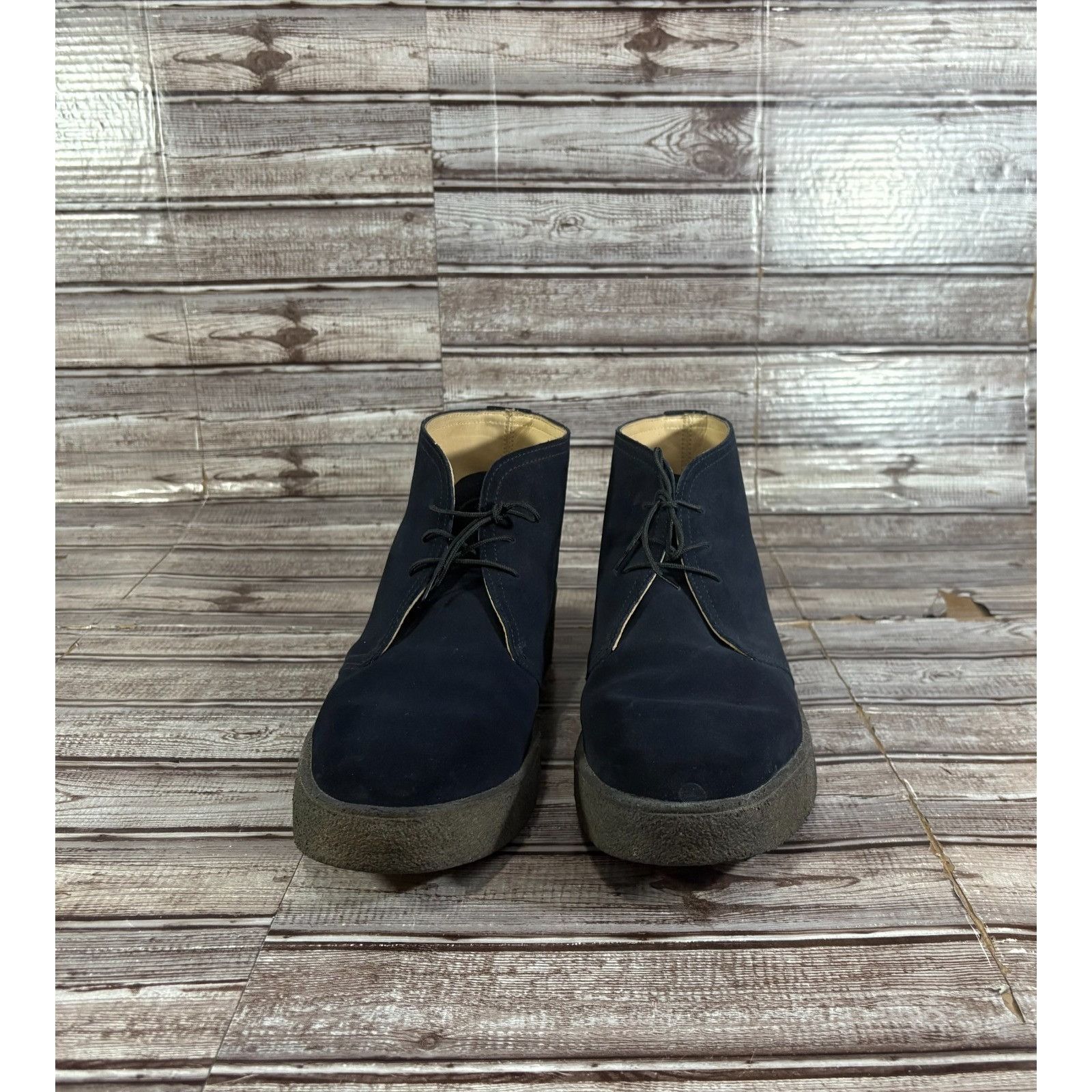 Sanders Sanders James Bond Suede Chukka boots size 13 D color navy m Size US 13 / EU 46 - 2 Thumbnail