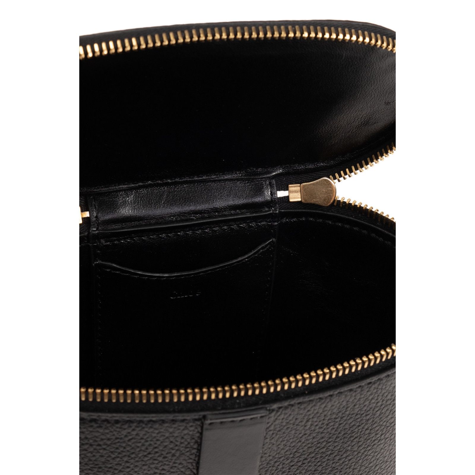 Chloe Chloe Bucket Black Grained Leather Shoulder Bag New & Authen Size ONE SIZE - 4 Thumbnail