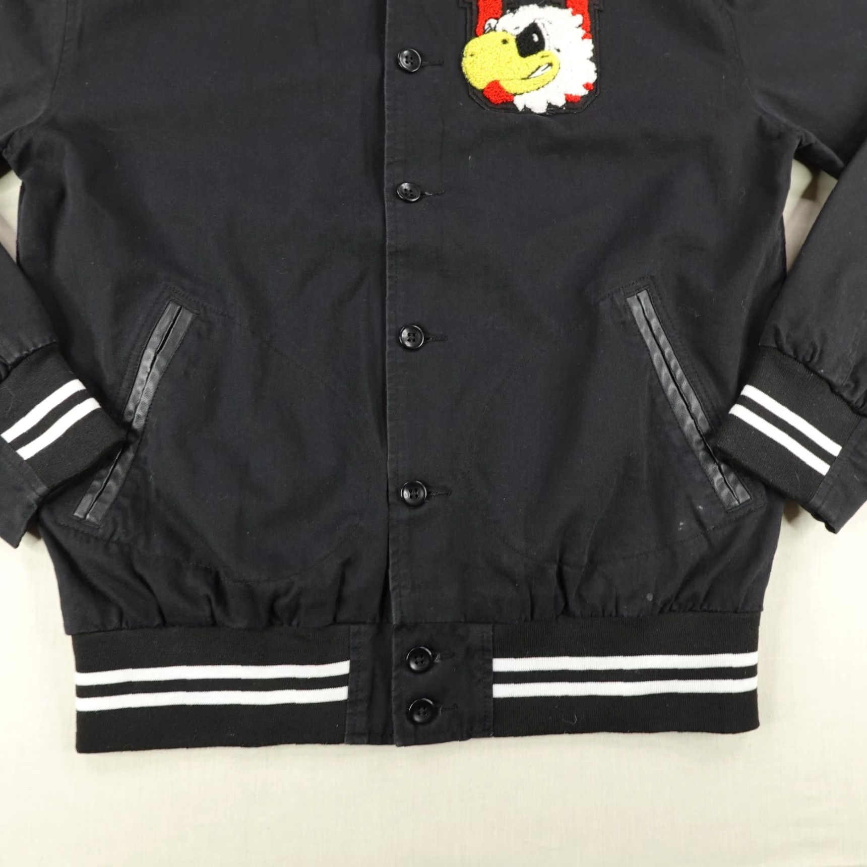 Undefeated VINTAGE Undefeated Men's Bomber Jacket Adult 2XL Black Casual Streetwear 90s Size US XXL / EU 58 / 5 - 4 Thumbnail