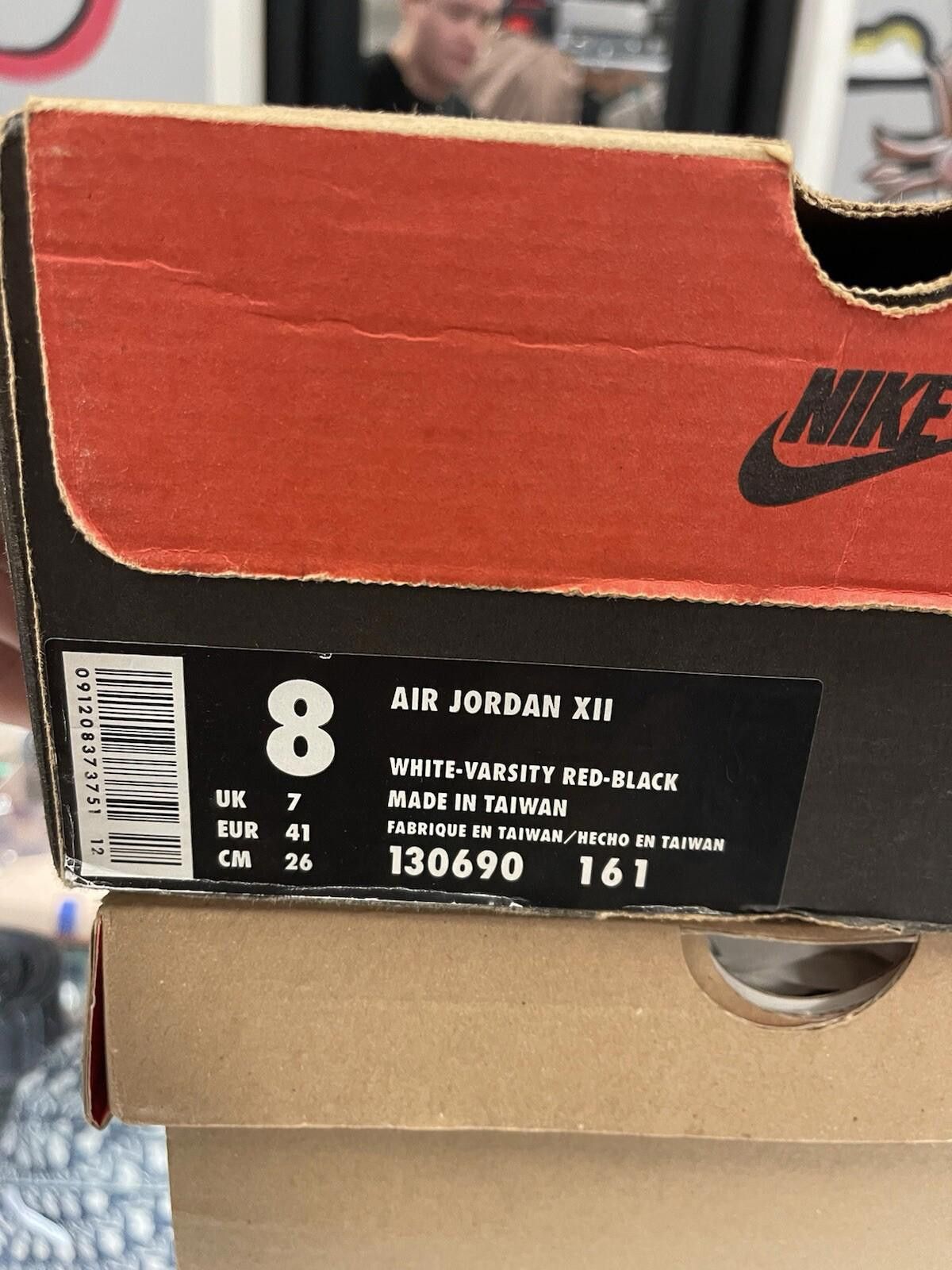 Nike Size 8 - Nike Air Jordan 12 XII OG Cherry 1996 White-Varsity Size US 8 / EU 41 - 12 Thumbnail