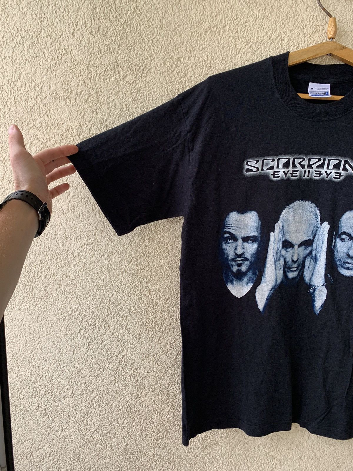 Band Tees × Vintage VINTAGE 1999 SCORPIONS EYE TO EYE WORLD TOUR T SHIRT Size US M / EU 48-50 / 2 - 4 Thumbnail