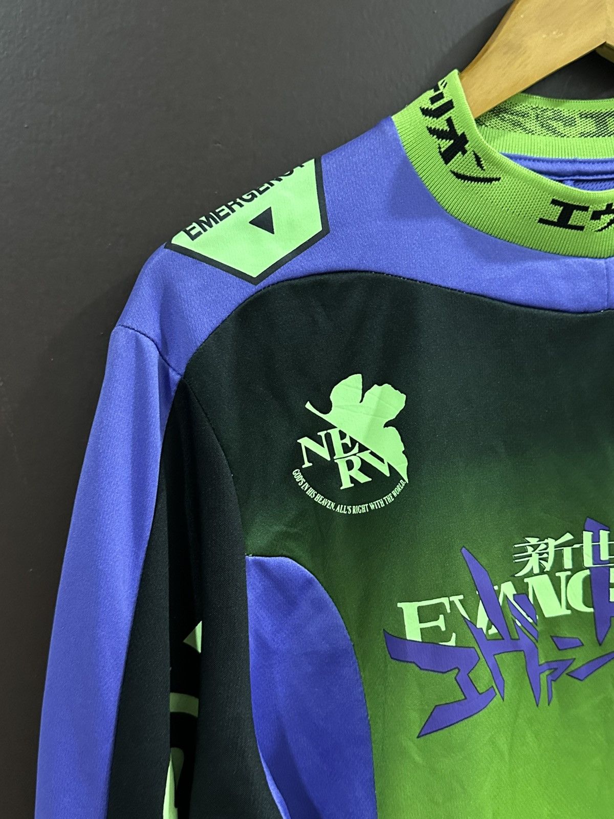 Anime × Japanese Brand 2021 Evagelion Nerv Neon Genesis Ikari Eva 1 L/S Shirt Size US M / EU 48-50 / 2 - 15 Thumbnail