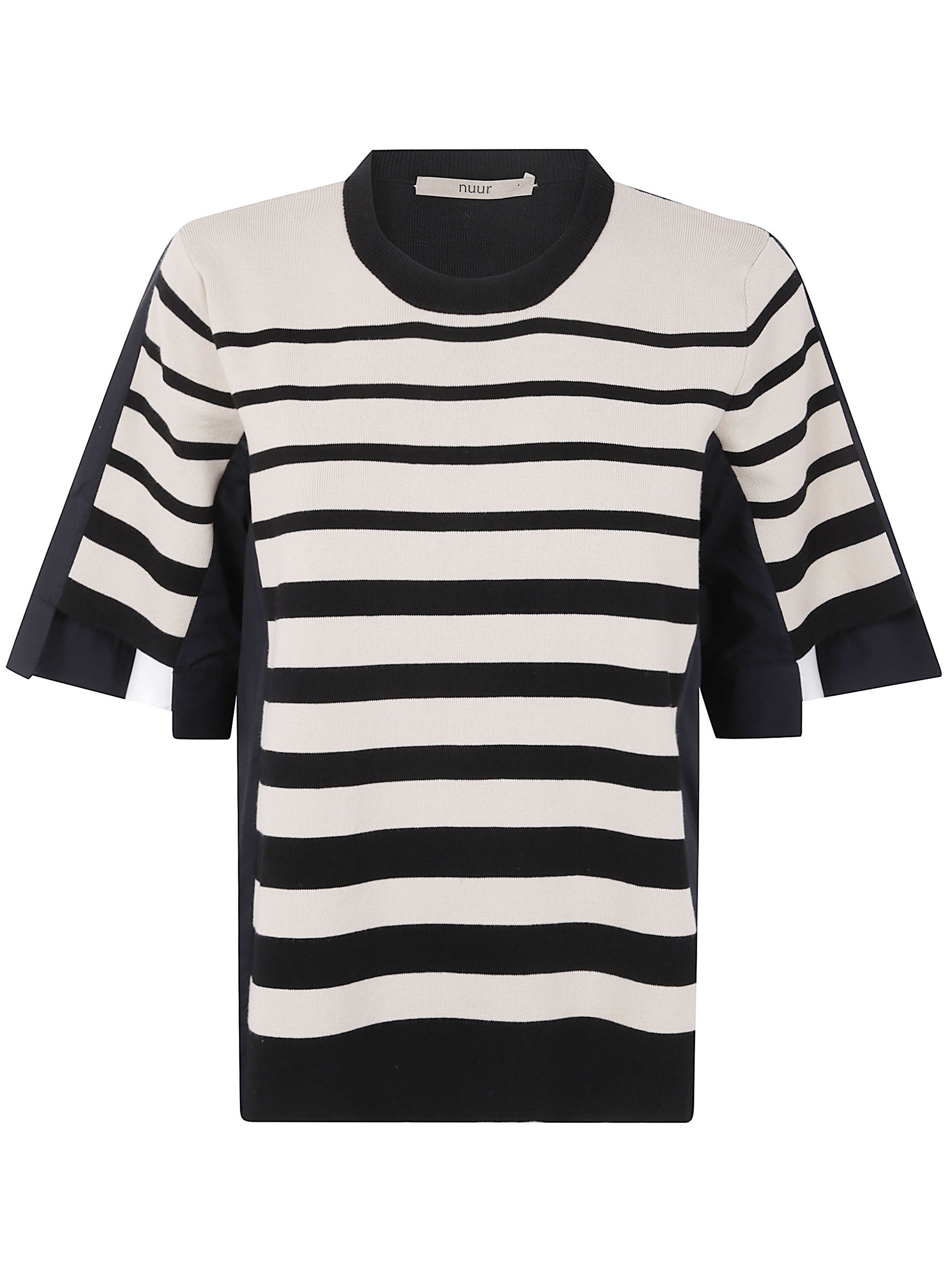 Nuur CREW NECK STRIPED SWEATER Size S / US 4 / IT 40 - 1 Thumbnail