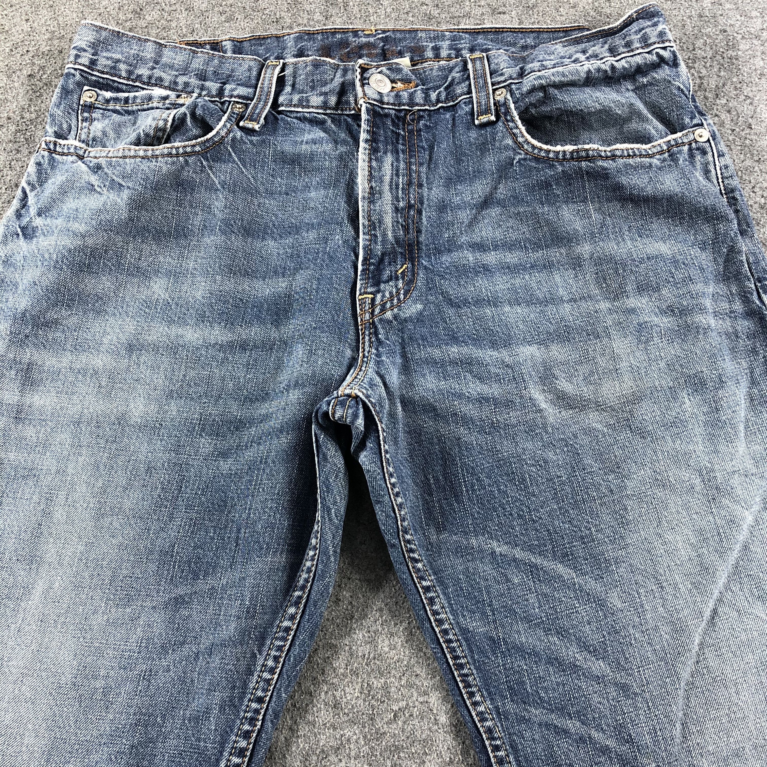 Levi's 90s Vintage Blue Wash Levis 527 Flare Jeans-J2674 Size US 34 / EU 50 - 3 Thumbnail