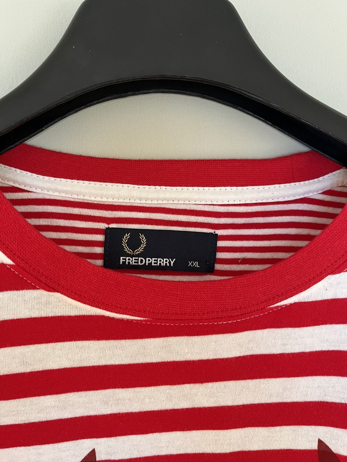 Fred Perry Fred Perry short sleeve t shirt big logo Size US XL / EU 56 / 4 - 5 Thumbnail