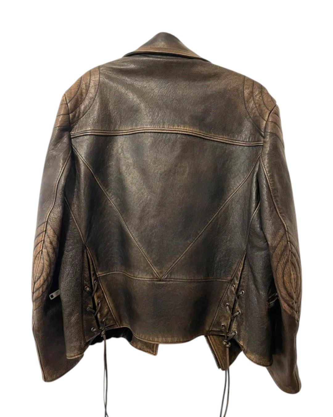 Prada LEATHER BIKER JACKET BY RAF SIMONS Size M / US 6-8 / IT 42-44 - 4 Thumbnail