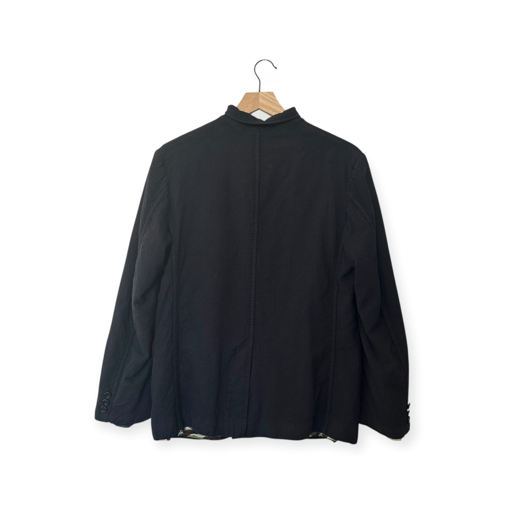 Comme des Garcons Homme Comme Des Garçons HOMME Black Wool Jacket, Size XS, AW2017 Size US XS / EU 42 / 0 - 2 Thumbnail