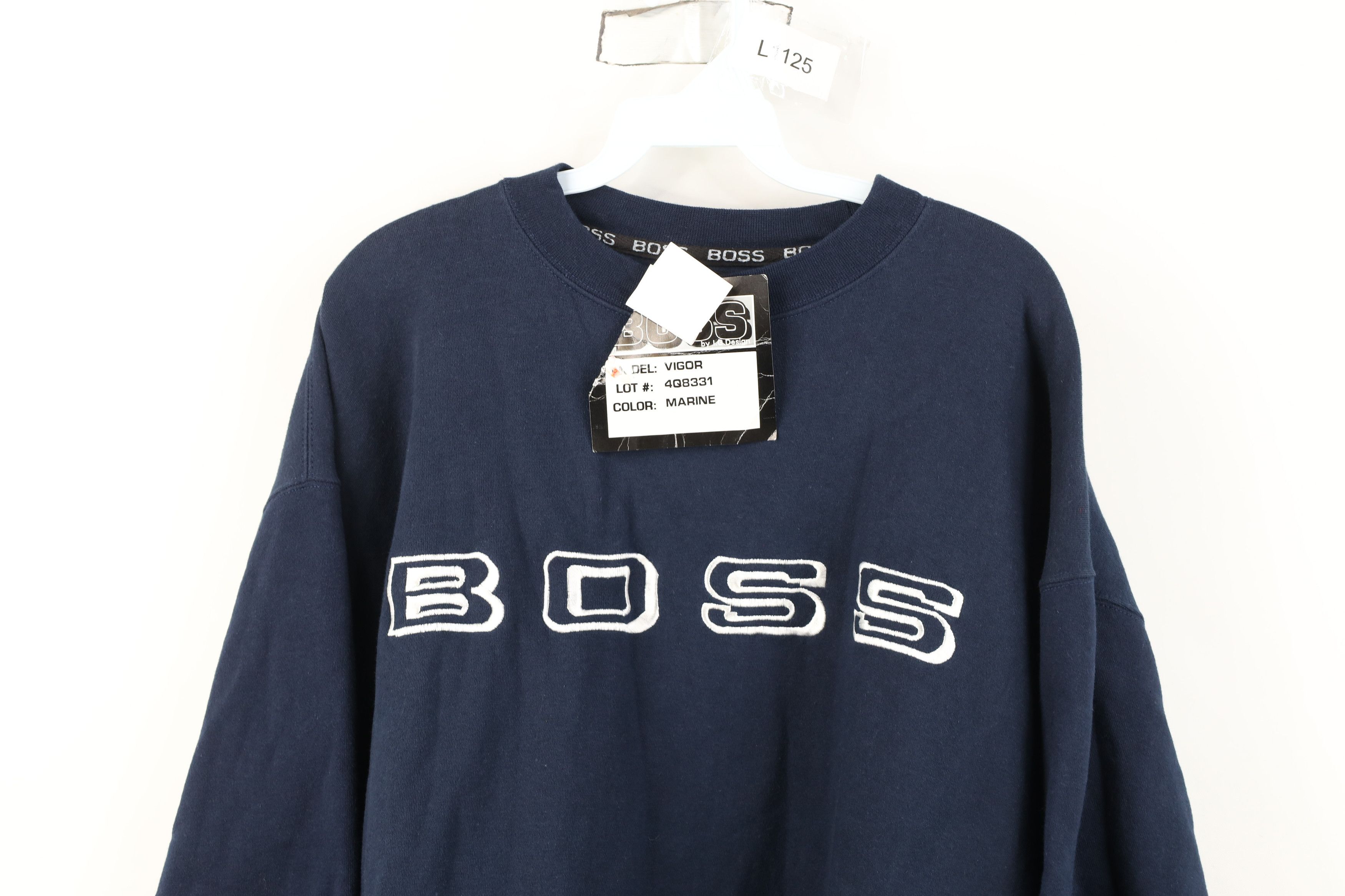 Vintage Deadstock Vintage 90s Y2K Streetwear Fit Sweatshirt Blue Size US XL / EU 56 / 4 - 2 Thumbnail