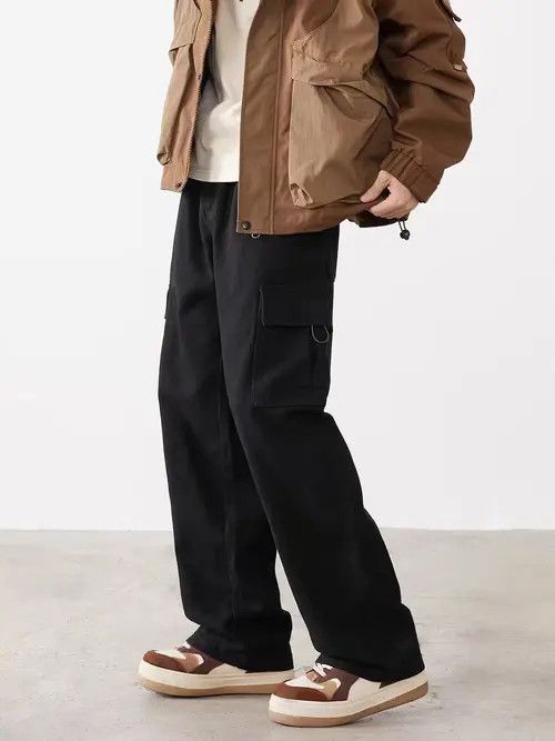 Japanese Brand Vintage Street Multi-Pocket Loose Casual Workwear Jeans Size US 32 / EU 48 - 5 Thumbnail