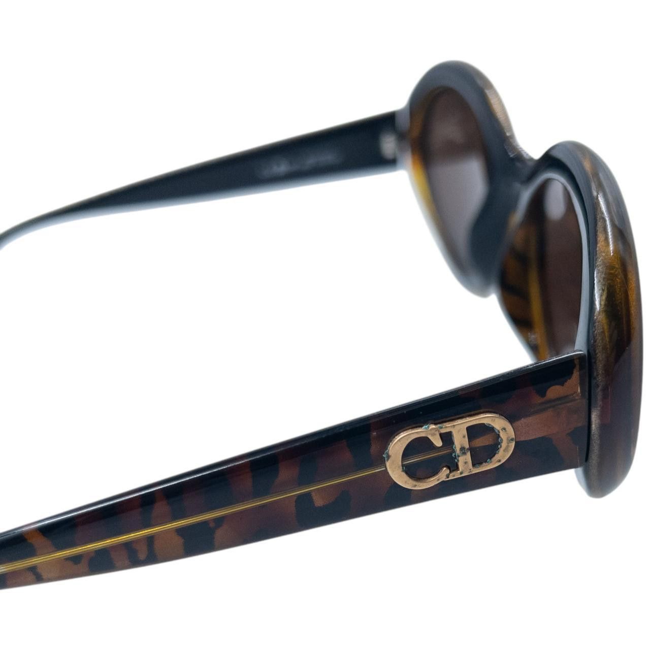 Dior Vintage Dior Tiger Stripe Sunglasses Size ONE SIZE - 7 Thumbnail