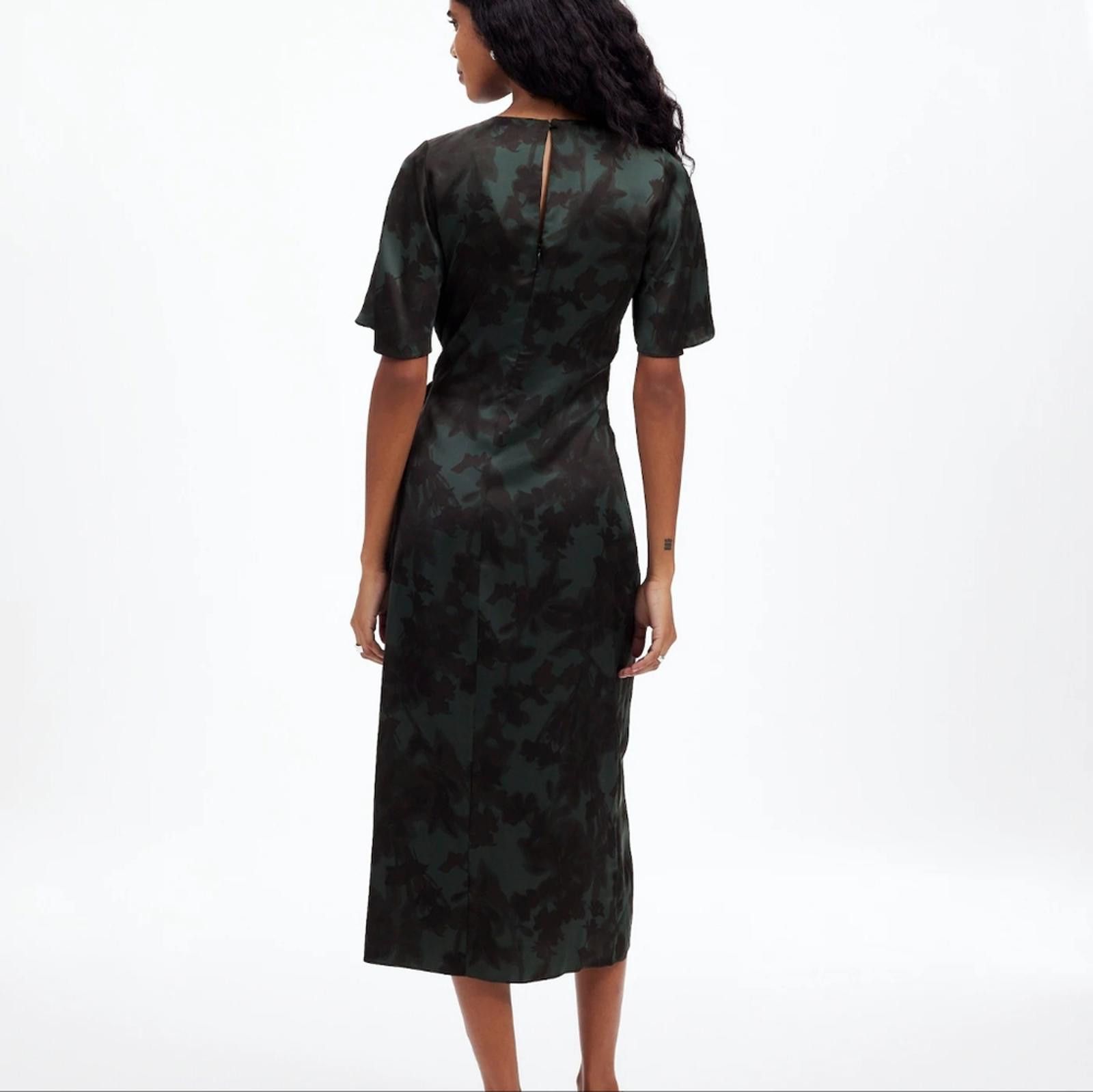 Madewell Madewell Tie-Waist Midi Dress in Floral Size XXS / US 00 / IT 34 - 2 Thumbnail