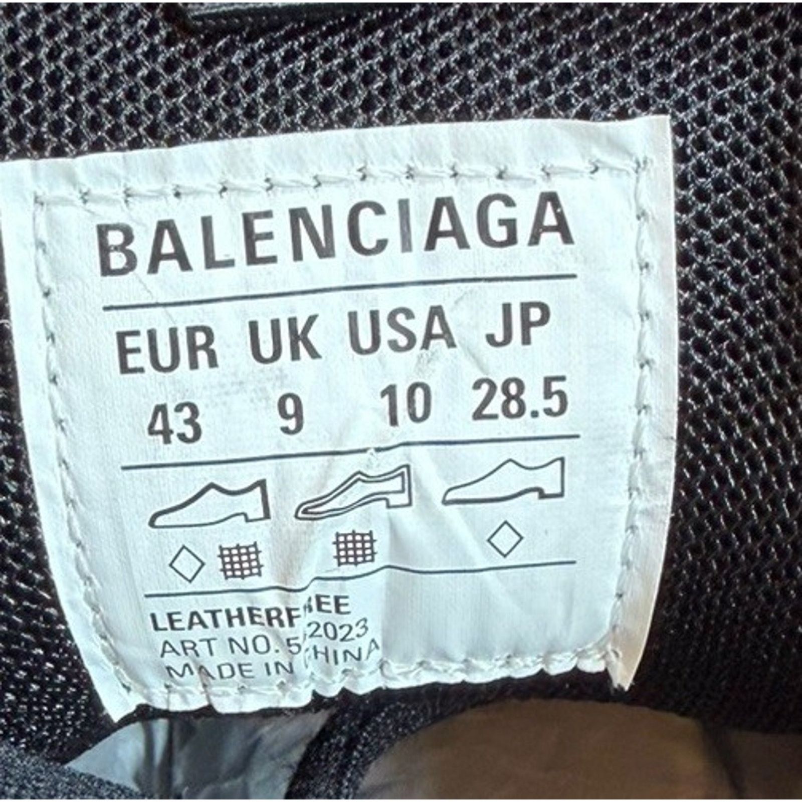 Balenciaga Size 43EU/10US - Balenciaga Track Black Silver NEW Size US 10 / EU 43 - 9 Thumbnail
