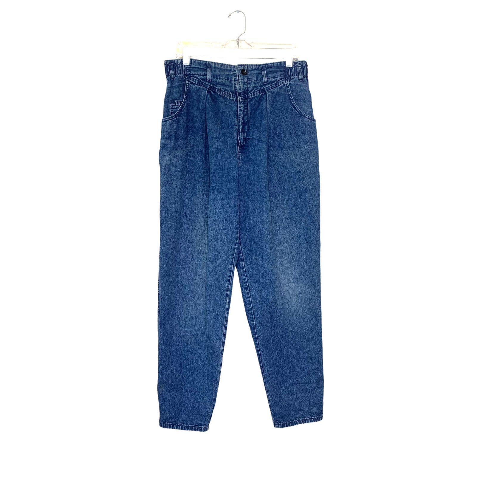 Dockers Dockers vintage high waist pleated blue jeans size 14 Size 36" / US 14 / IT 50 - 1 Thumbnail