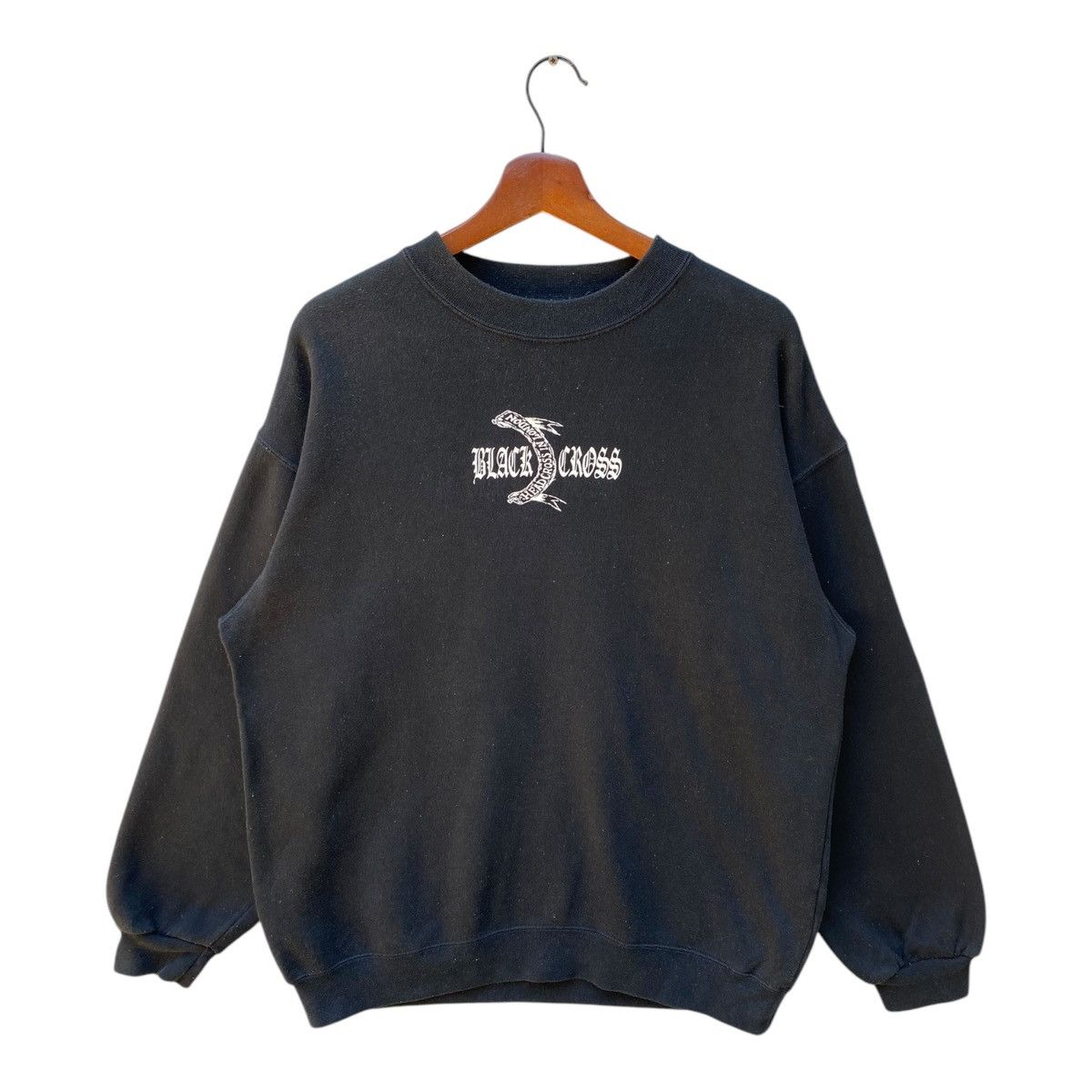 Japanese Brand Japanese Brand Hall Of Fame Black Cross Sweatshirt Big Logo Size US L / EU 52-54 / 3 - 2 Thumbnail