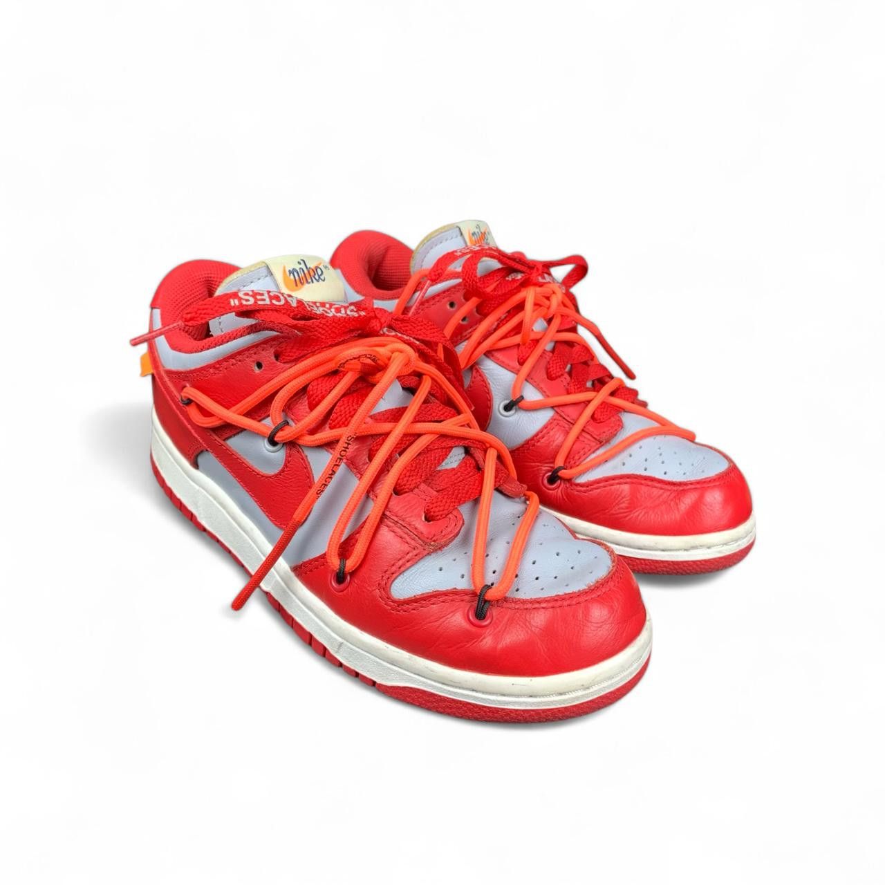 Nike × Off-White Nike x Off-White Dunk low Red Size US 5 / EU 37 - 7 Thumbnail