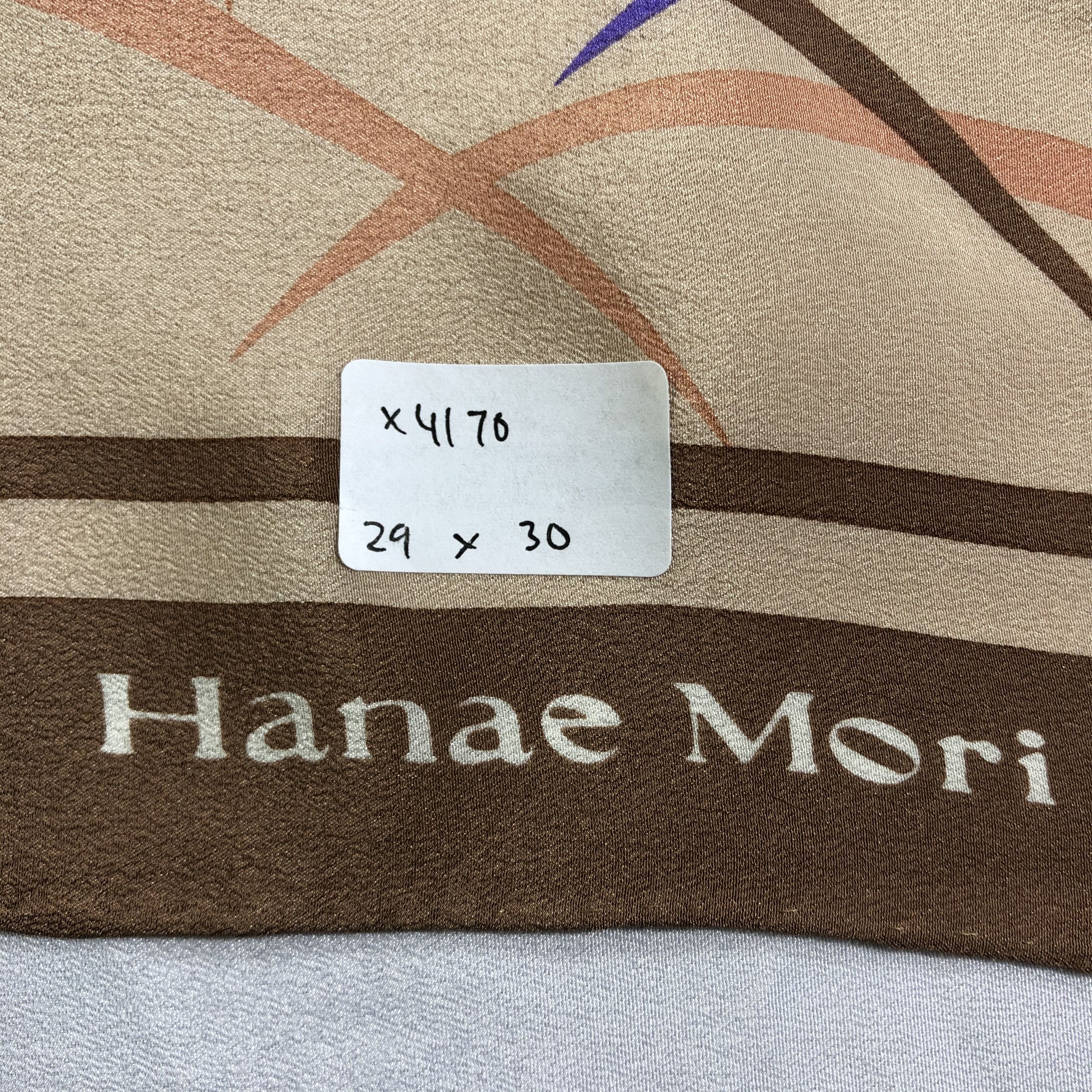 Hanae Mori × Vintage Vintage Hanae Mori Silk Scarf Size ONE SIZE - 6 Thumbnail