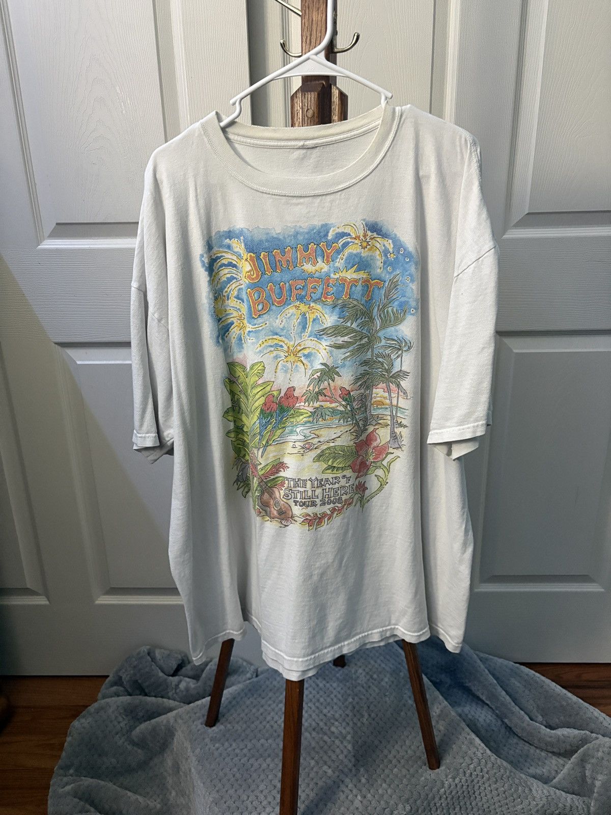 Vintage Jimmy Buffett 2008 Tour Tee in White