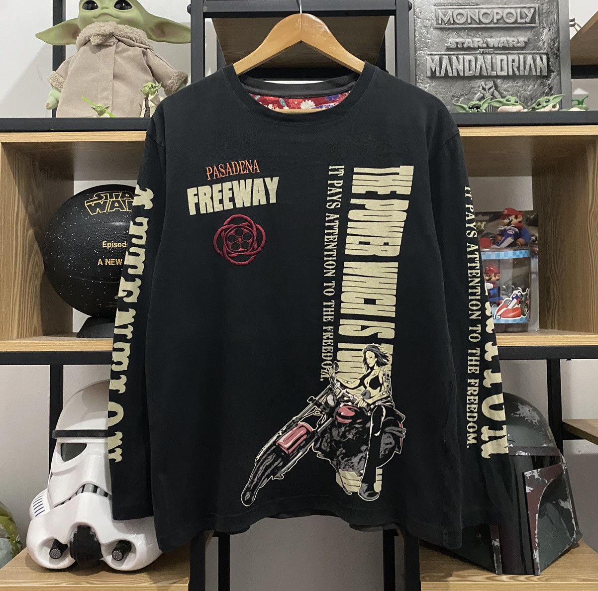 Hysteric Glamour × Japanese Brand × Vintage Japan Pasadana Freeway Tattoo Sexy Girl Longsleeve Size US L / EU 52-54 / 3 - 1 Thumbnail