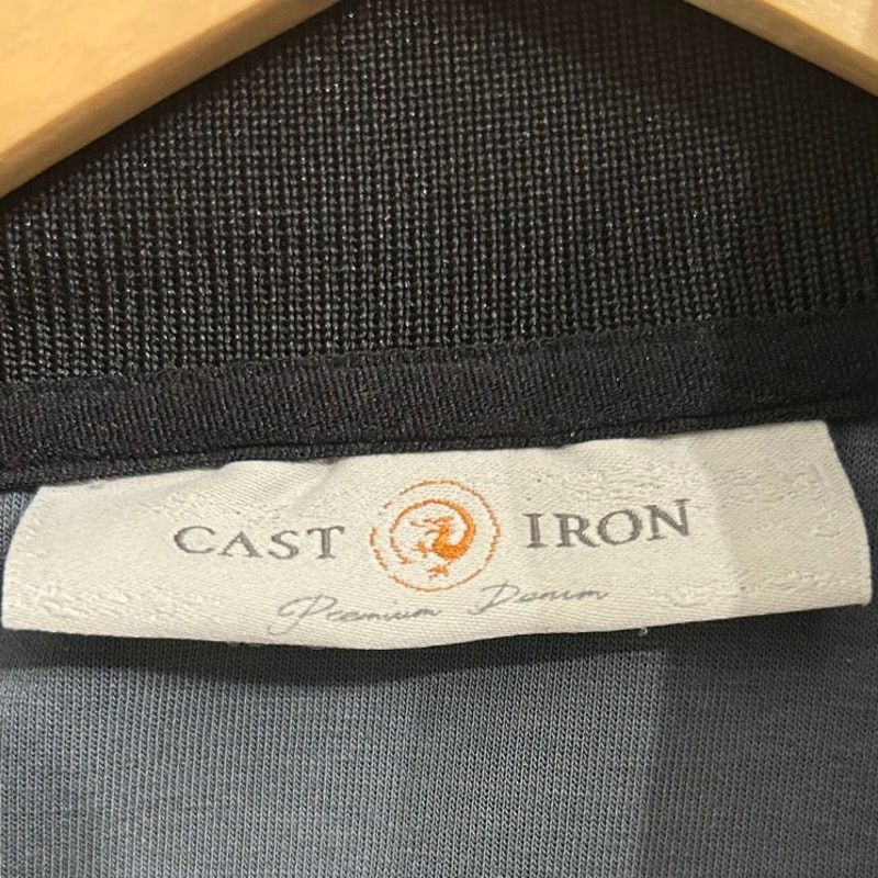 Other Cast Iron Blue Grey Down Puffer Jacket Men’s Large Size US L / EU 52-54 / 3 - 3 Thumbnail