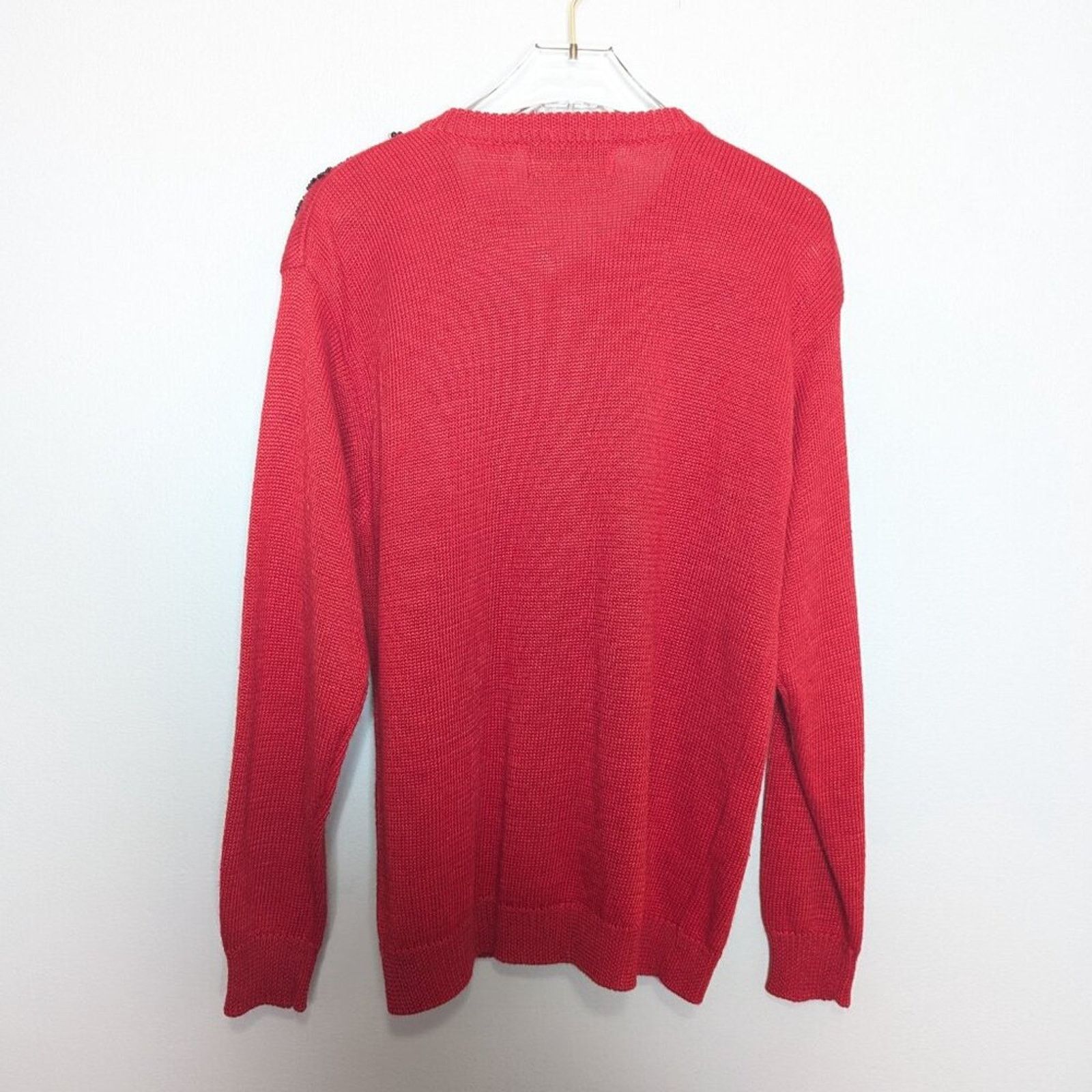 Vintage Vintage Dana Scott Red Long Sleeve Beaded Button Up Cardigan Size S / US 4 / IT 40 - 2 Thumbnail