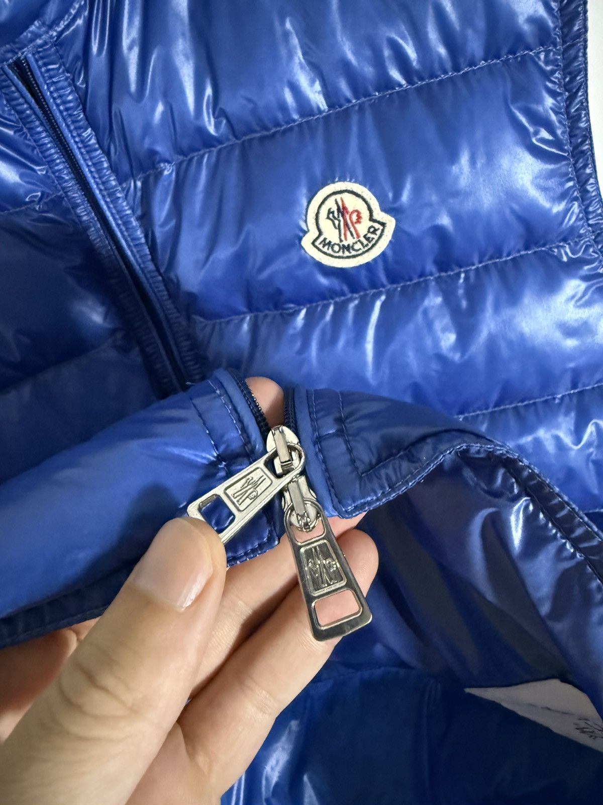 Moncler Moncler Gilet Gui Vest Size 3 (M) Light Blue Size US M / EU 48-50 / 2 - 3 Thumbnail