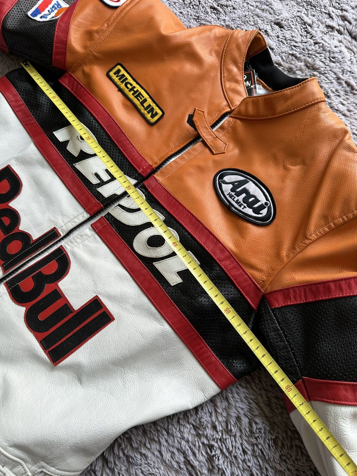Red Bull Red Bull Honda Leather Jacket size 52 with tags Size US L / EU 52-54 / 3 - 21 Thumbnail