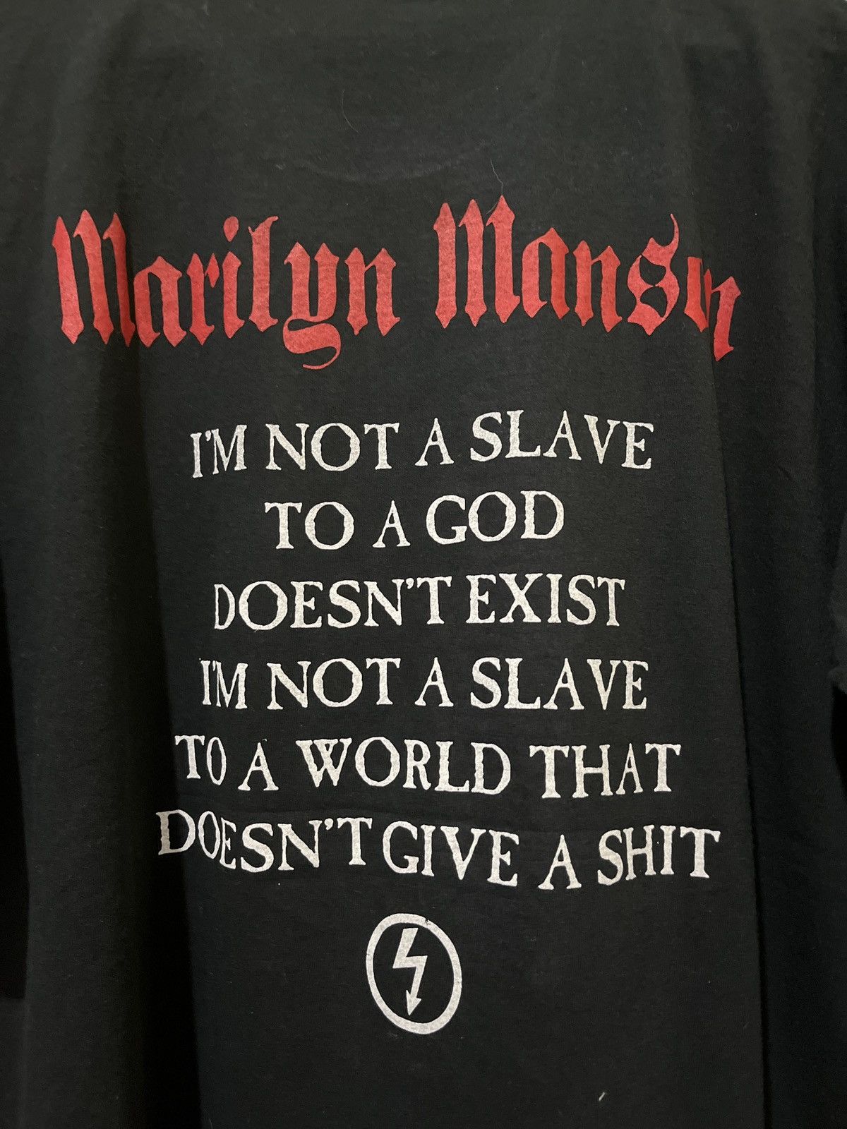 Marilyn Manson Marilyn Manson Industrial Metal Music Holy Wood Era Size US XL / EU 56 / 4 - 7 Thumbnail