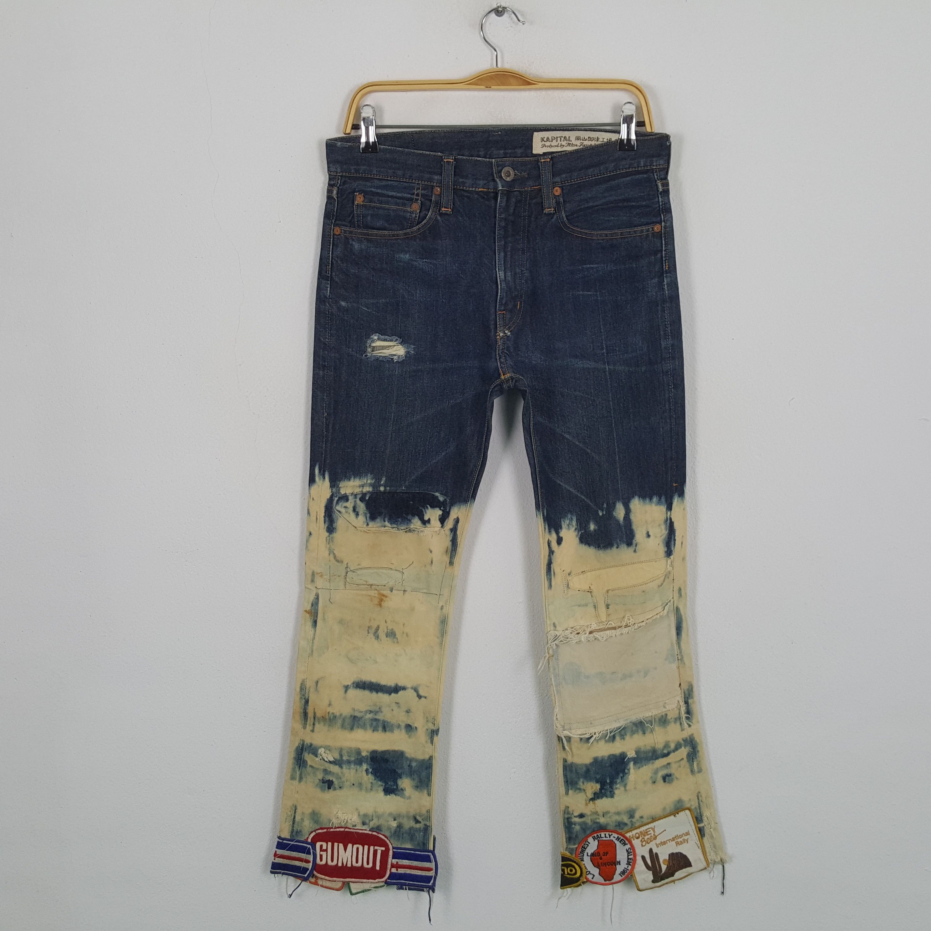Japanese Brand × Kapital × Vintage Vintage KAPITAL Japanese Fashion Brand Rare Design Jeans Size US 30 / EU 46 - 1 Thumbnail