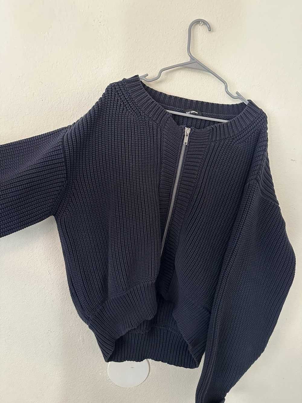 Raf Simons o1y0325 Cardigan in Midnight Blue Size US XL / EU 56 / 4 - 2 Thumbnail
