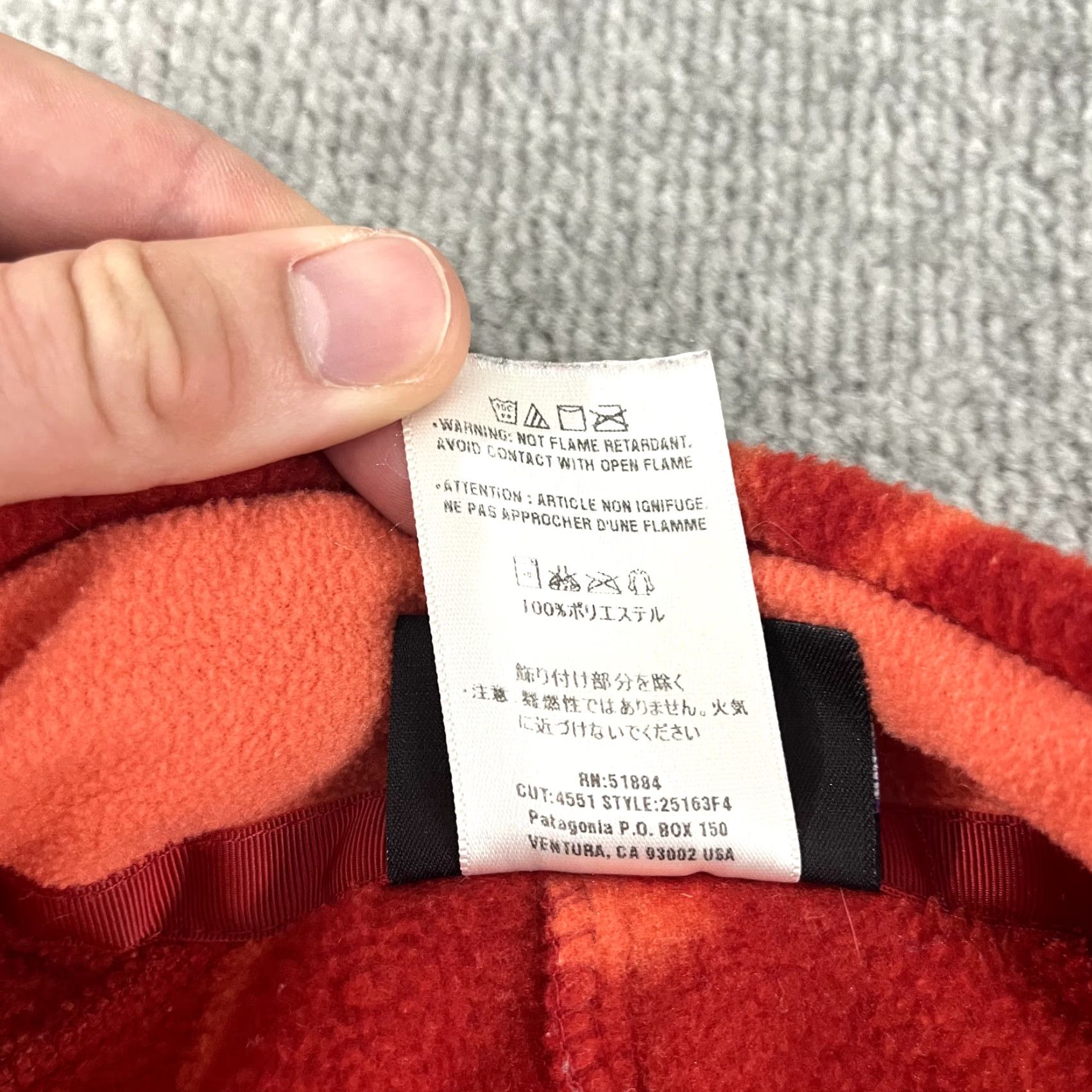 Patagonia Patagonia Vest Women Large Orange Red Synchilla Fleece Geometric Floral Full Zip Size L / US 10 / IT 46 - 7 Thumbnail