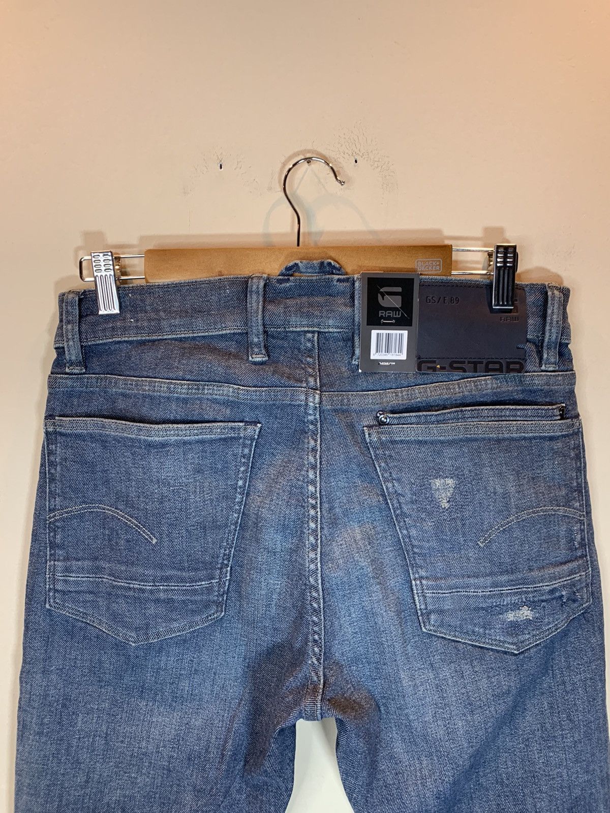 Designer × G-Star *RARE* New G-Star Raw Lancet Distressed Japanese Denim Jeans Size US 32 / EU 48 - 4 Thumbnail