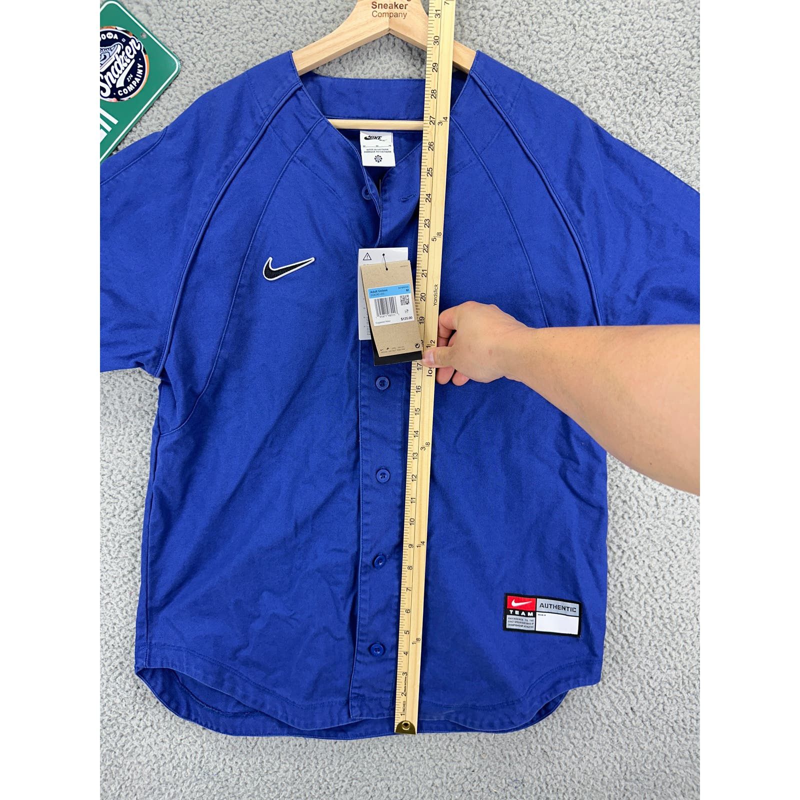 Nike Nike SB Baseball Jersey Button down Shirt Mens Medium Blue M Size US M / EU 48-50 / 2 - 3 Thumbnail