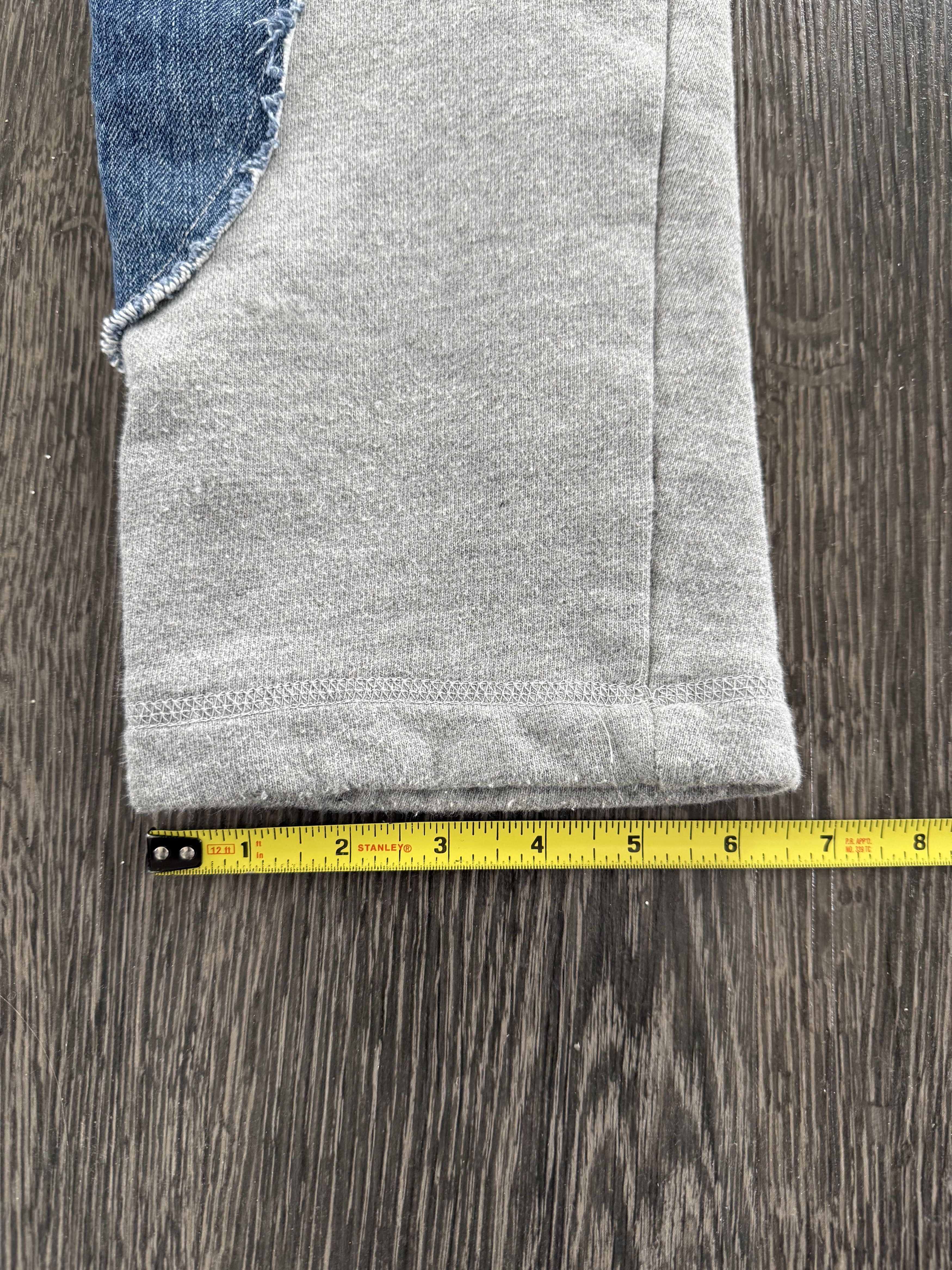 Greg Lauren Greg Lauren 50/50 hybrid denim-sweatpants Size US 43 - 11 Thumbnail