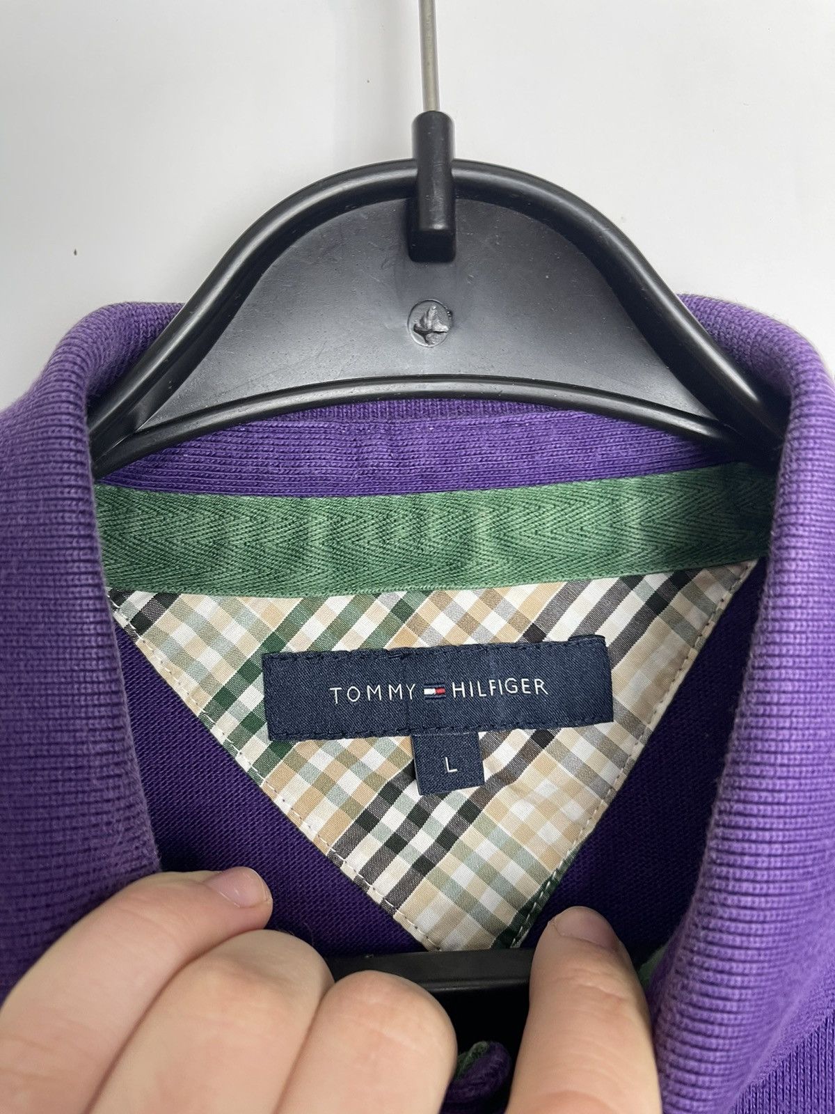 Tommy Hilfiger × Vintage Tommy Hilfiger Vintage Mens Polo Rugby Long Sleeve Shirt Y2K Size US L / EU 52-54 / 3 - 4 Thumbnail