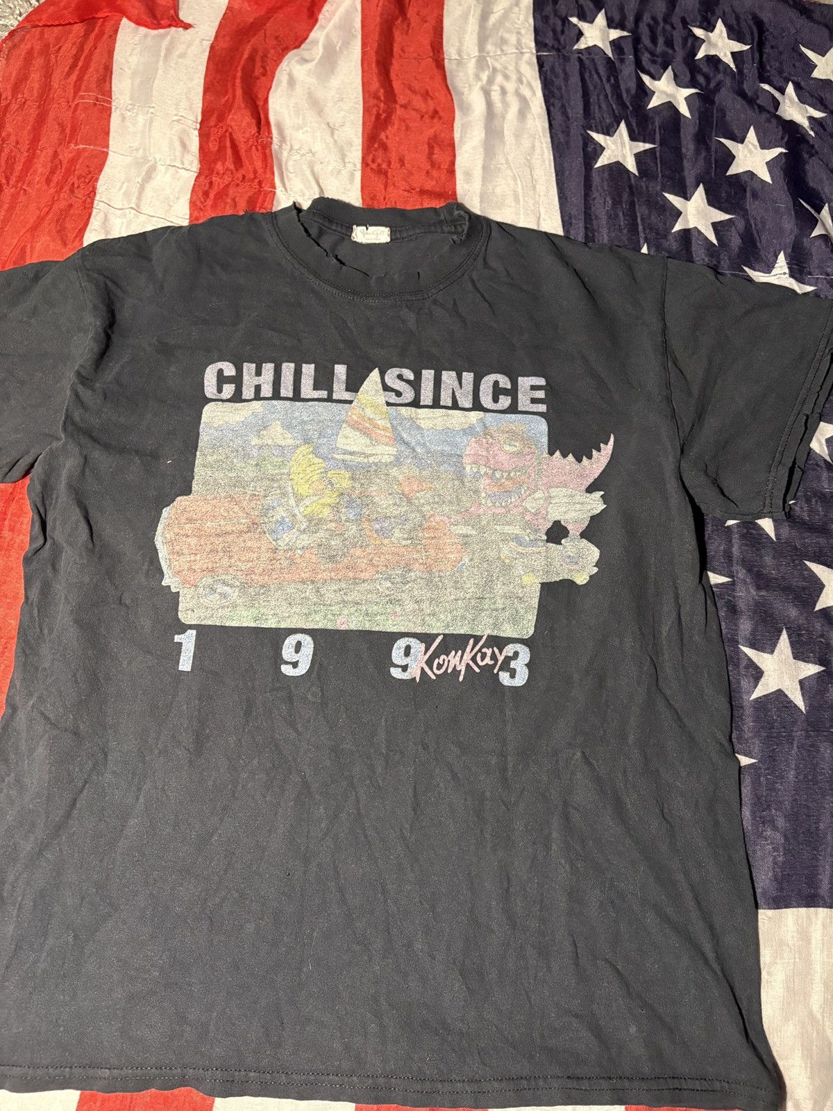 Vintage 🔥 trashed vintage t-shirt made in usa 1993 Size US M / EU 48-50 / 2 - 2 Thumbnail