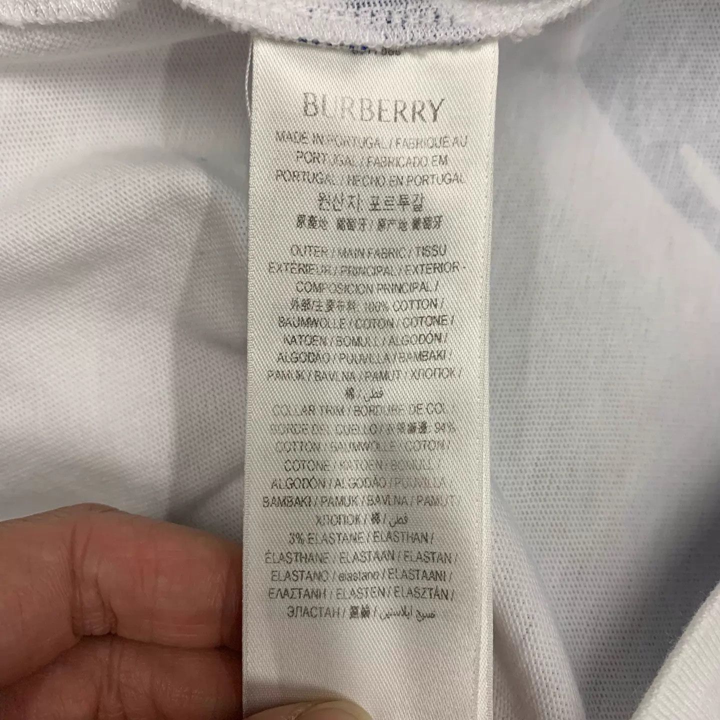 Burberry Burberry White Horseferry Big Logo SS XL Size US XL / EU 56 / 4 - 7 Thumbnail