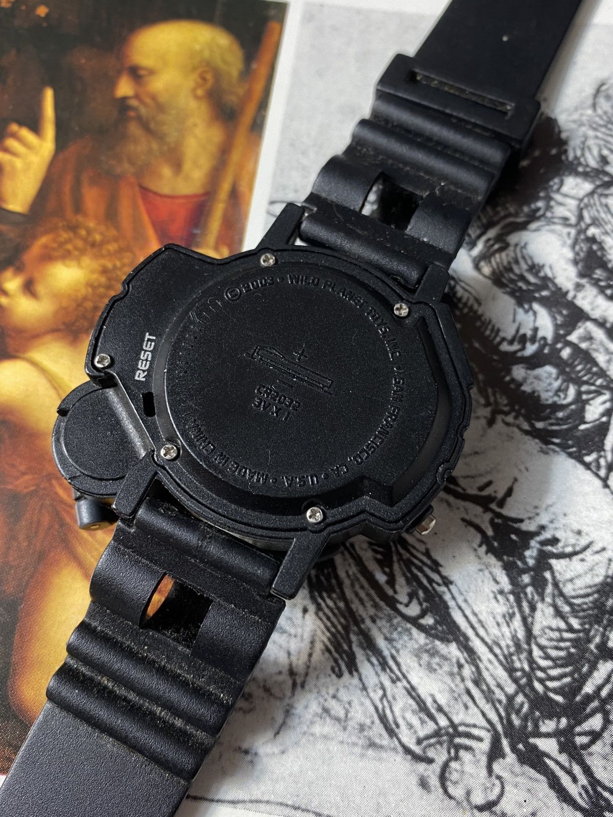 Japanese Brand Vintage Digital Watch. Y2K Techwear. Futuristic Shutter Size ONE SIZE - 12 Thumbnail