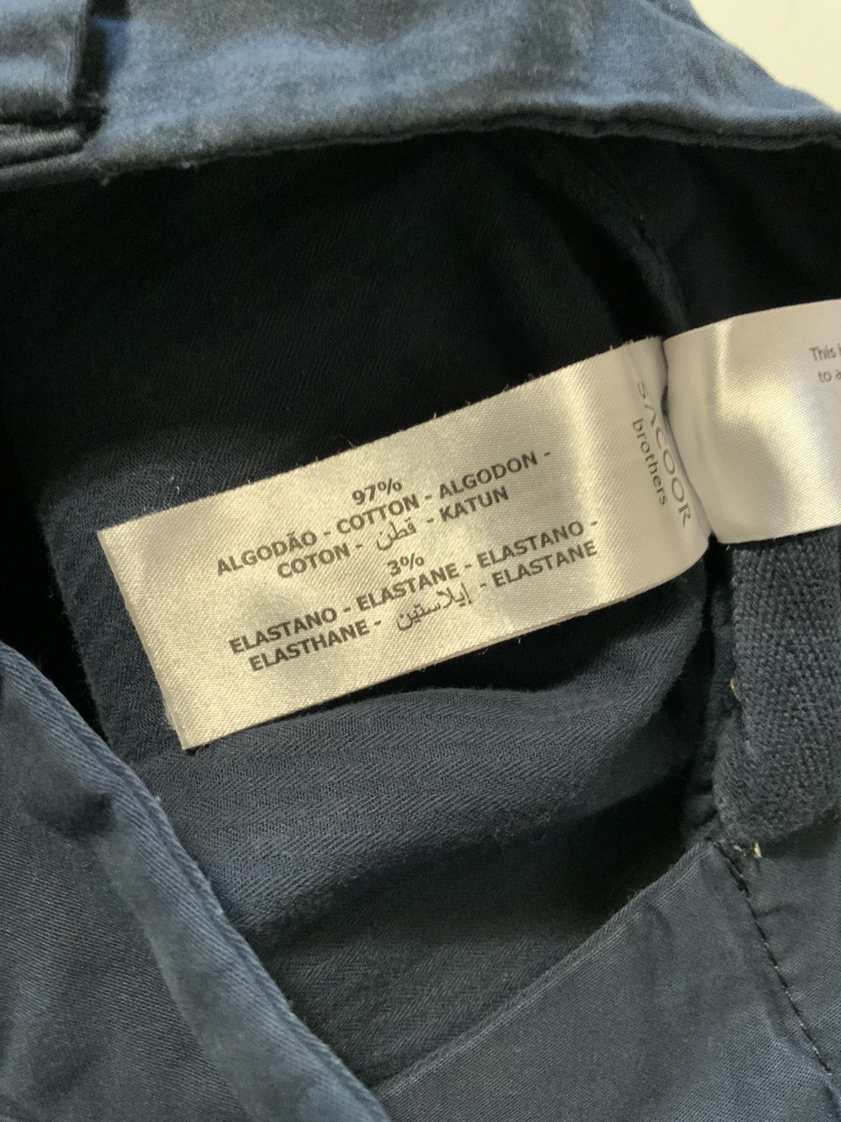 Designer Sacoor Brothers Garment Dyed Bermuda Chino Slim Fit Shorts Size US 32 / EU 48 - 10 Thumbnail