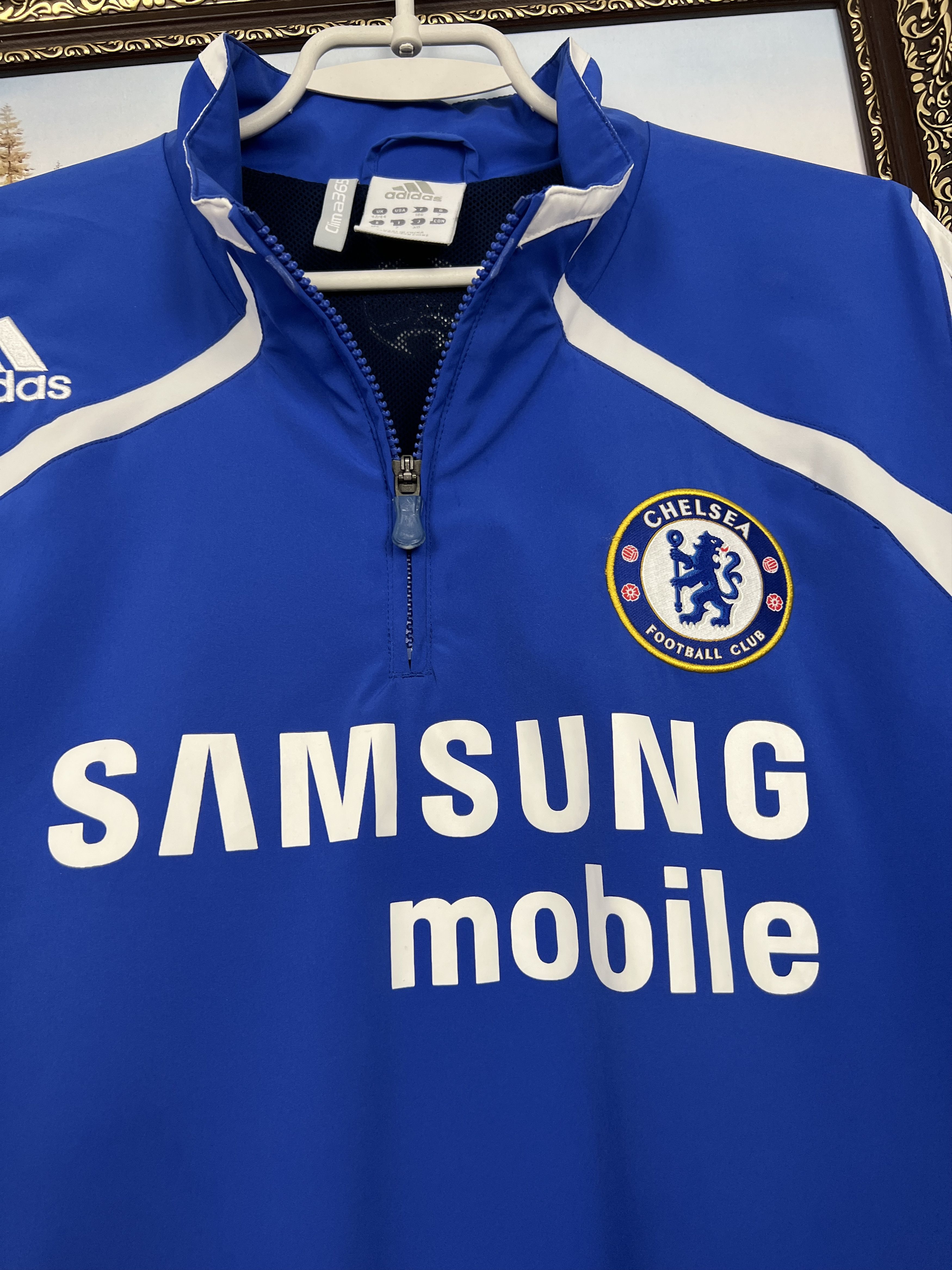 Adidas Vintage Adidas Chelsea Football Train Sweatshirt Soccer Size US L / EU 52-54 / 3 - 3 Thumbnail